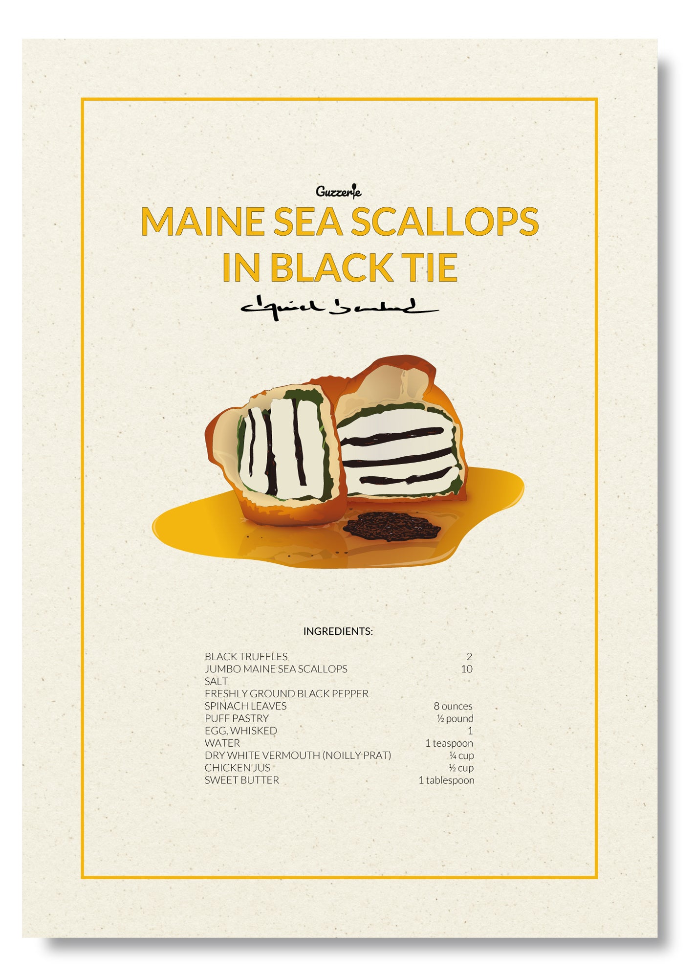 stampa custom guzzerie per lo chef stellato daniel boulud