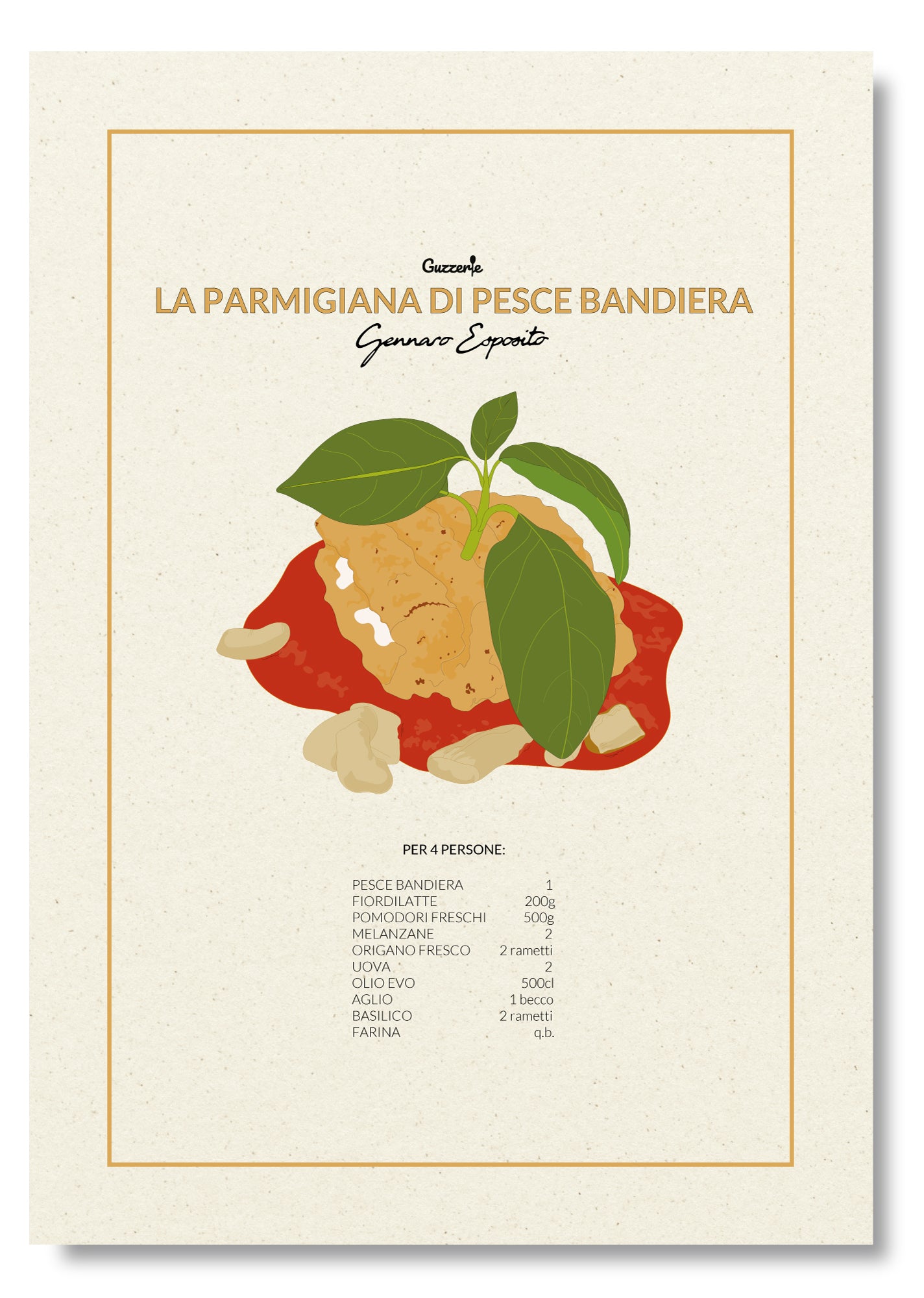 stampa custom guzzerie per lo chef stellato gennaro esposito