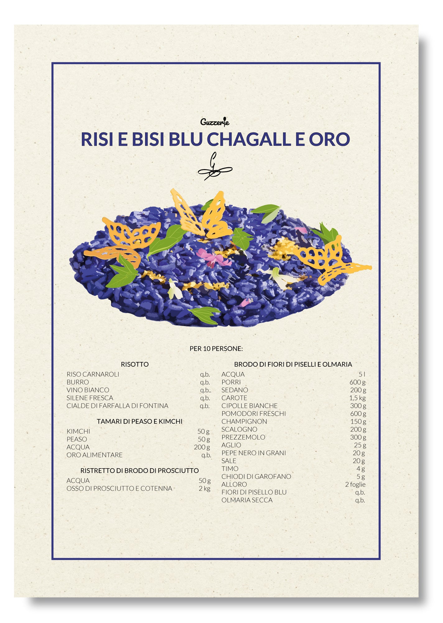 stampa custom guzzerie per lo chef stellato paolo griffa