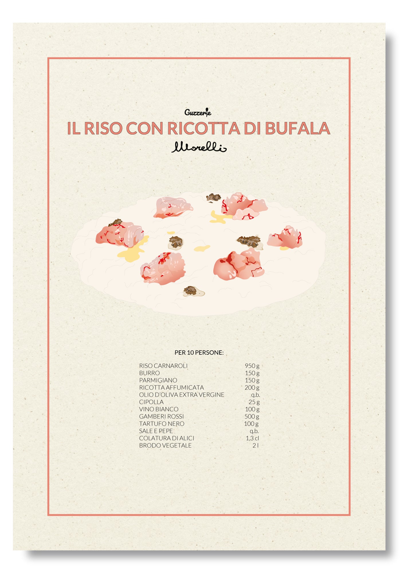 stampa custom guzzerie per lo chef stellato giancarlo morelli