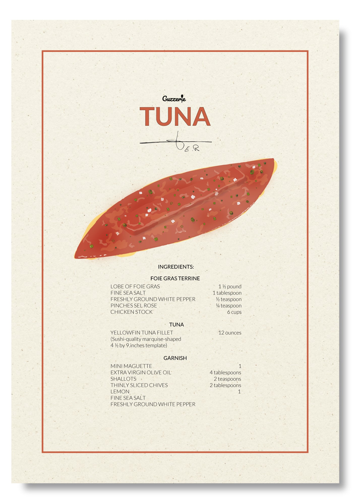 stampa custom guzzerie per lo chef stellato eric ripert