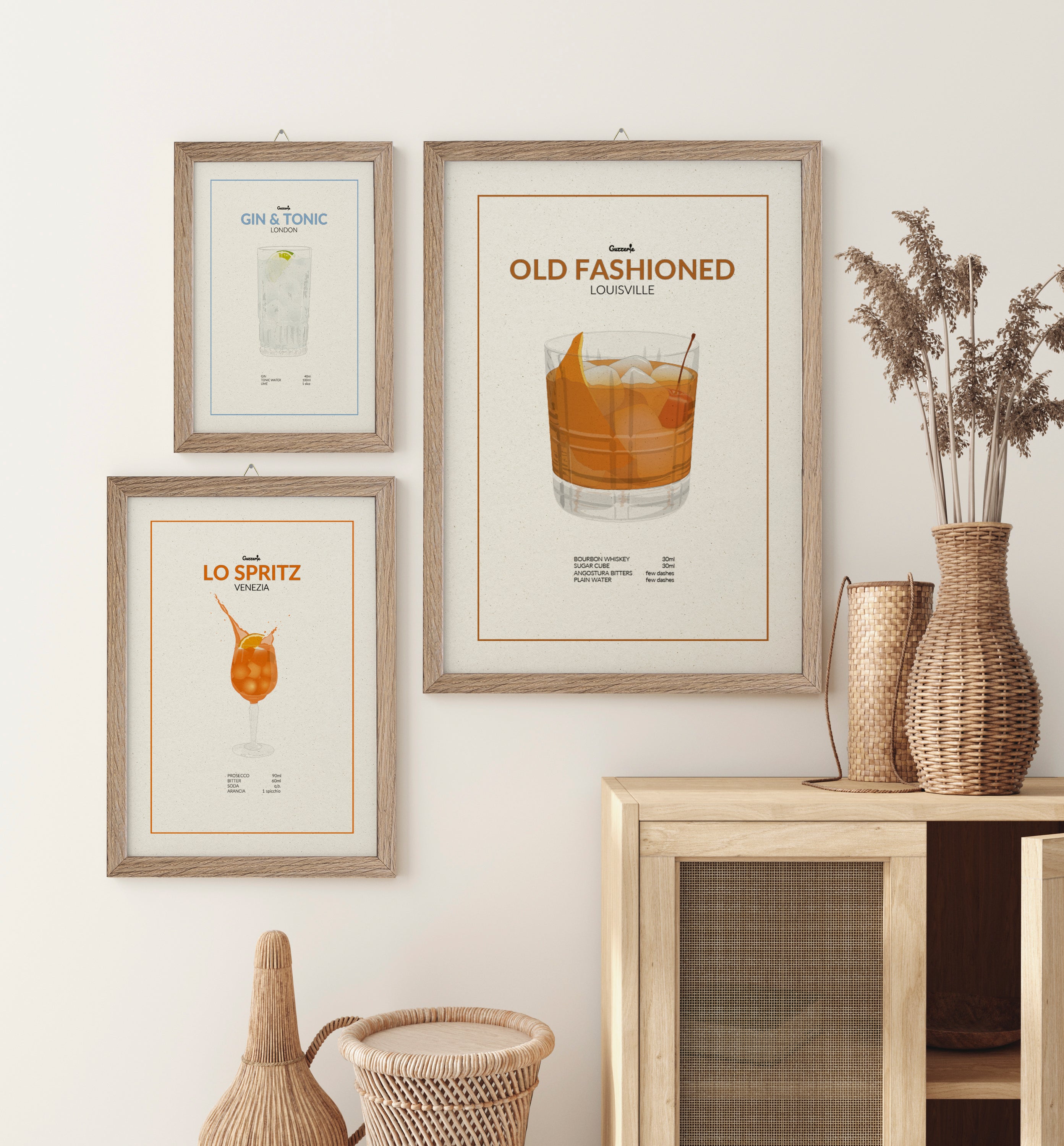 Poster of the Old Fashioned cocktail | Guzzerie