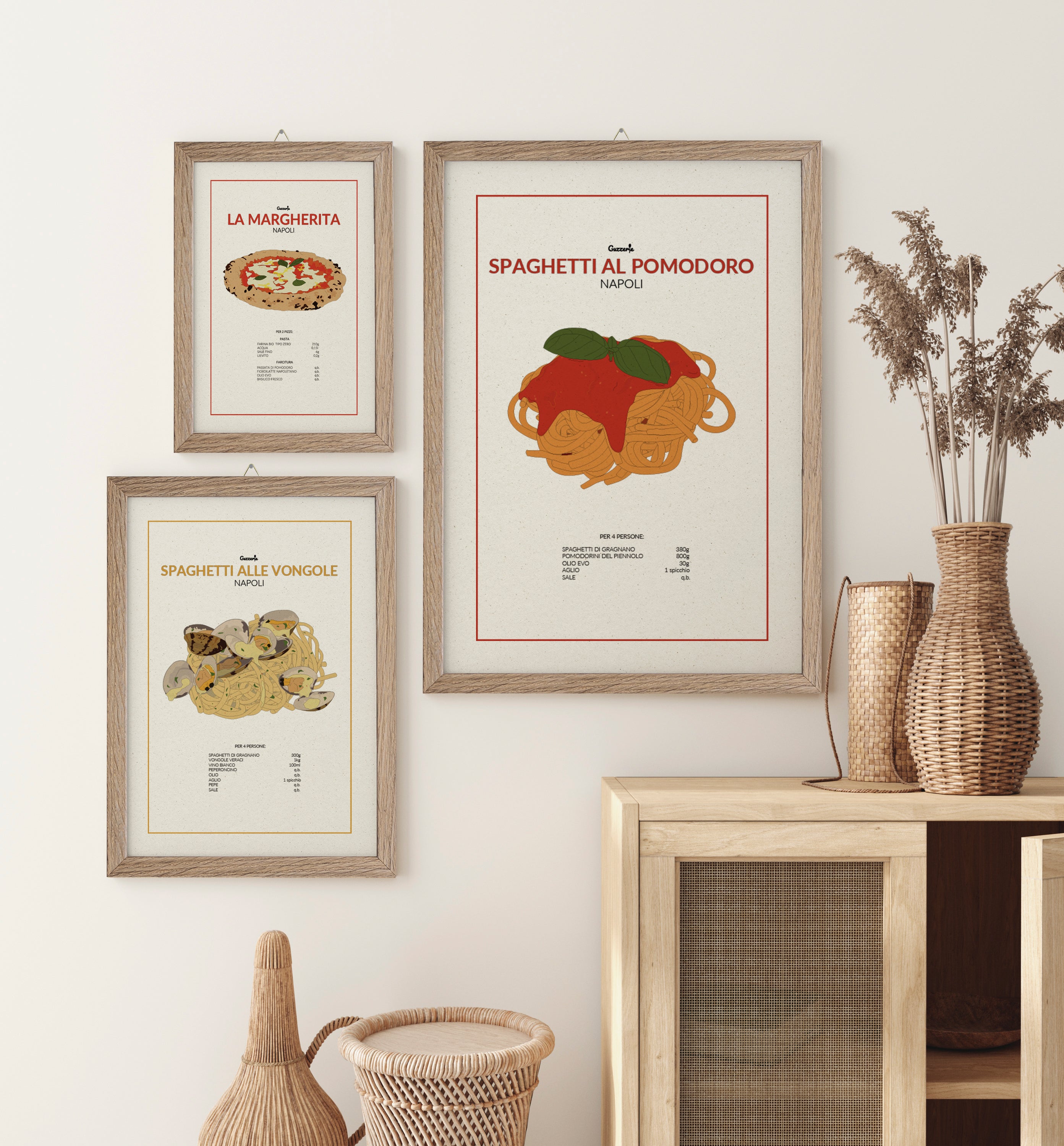 Poster of the Spaghetti Al Pomodoro | Guzzerie