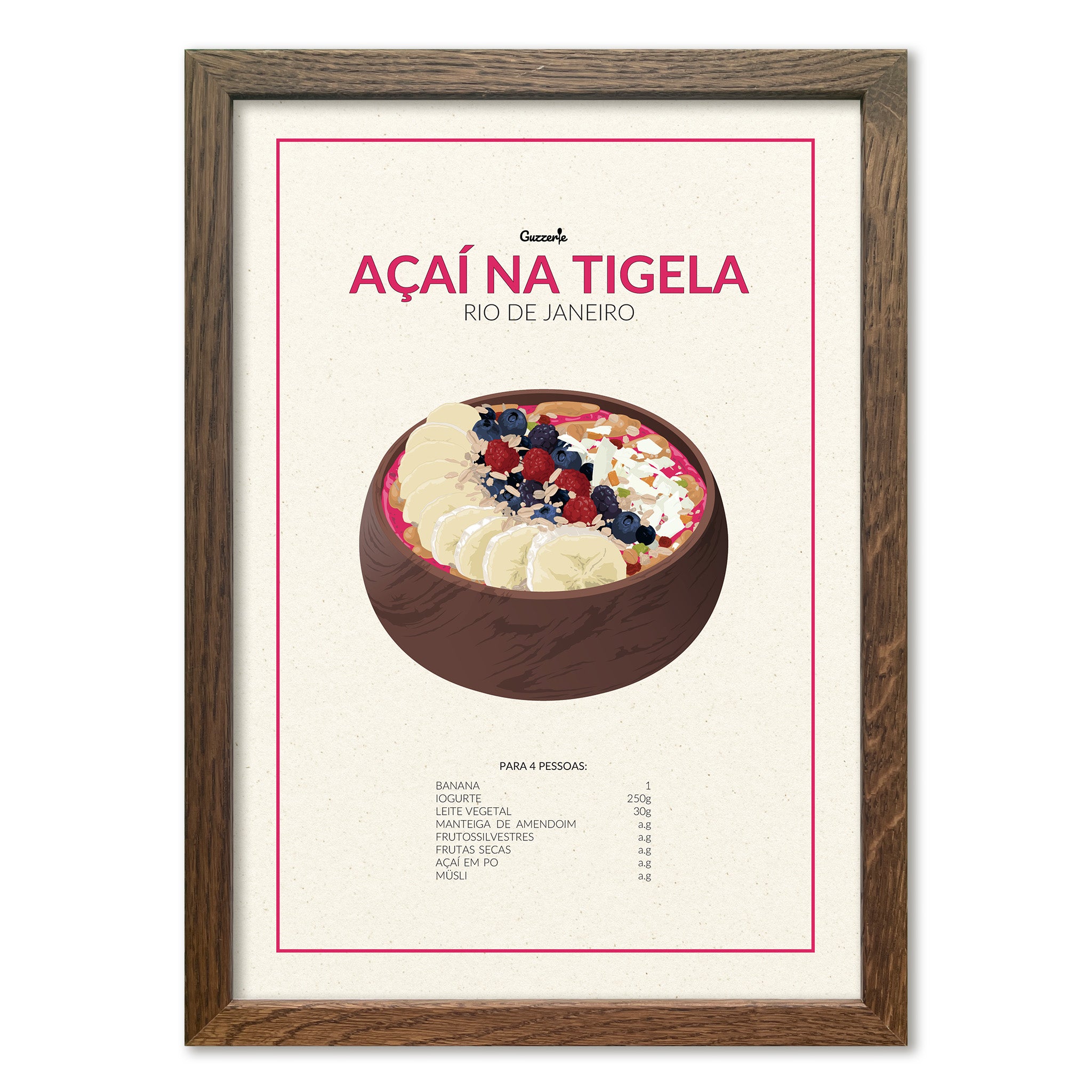 Iconic Poster Of Acai Bowl | Guzzerie