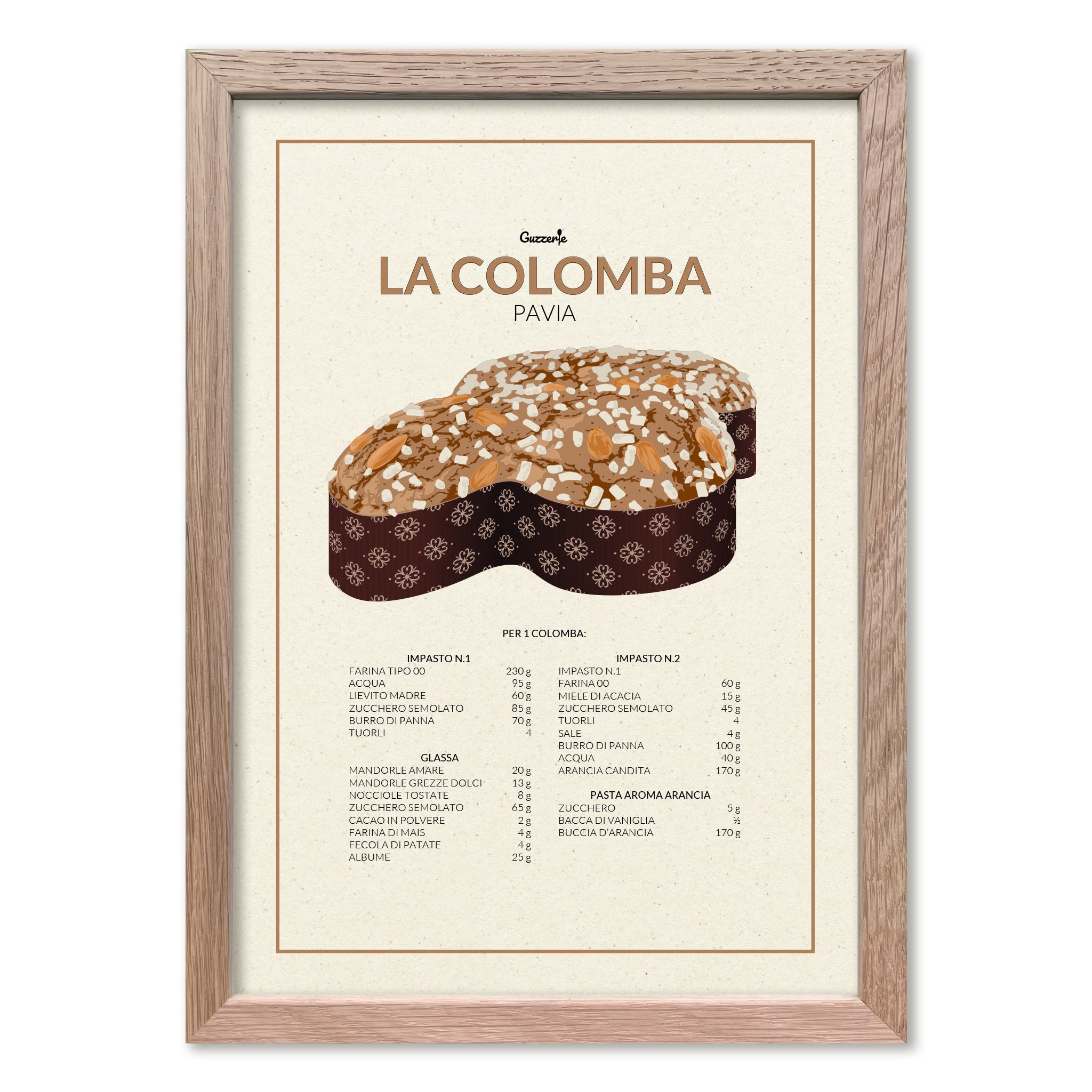 Iconic poster of Colomba | Guzzerie