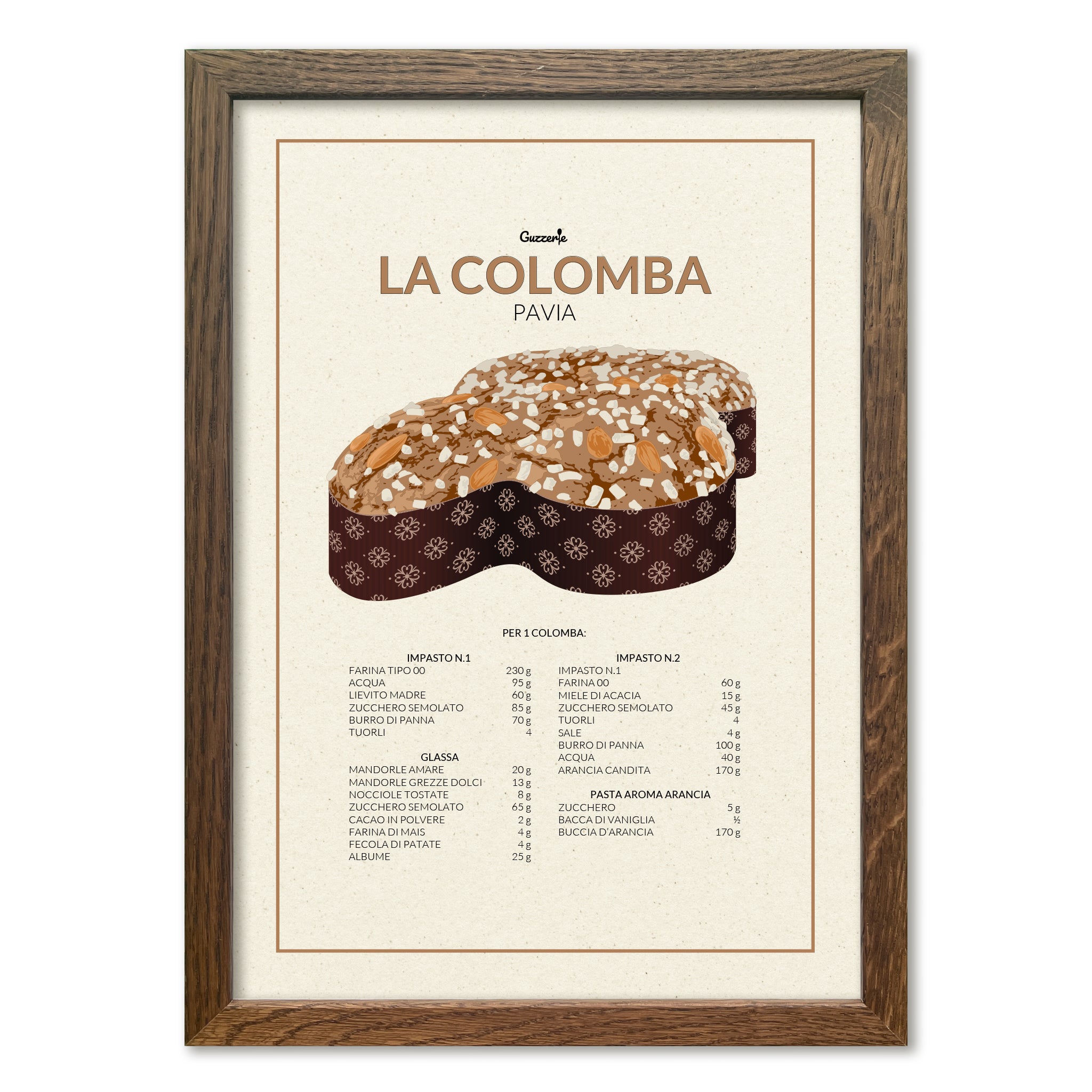 Iconic poster of Colomba | Guzzerie