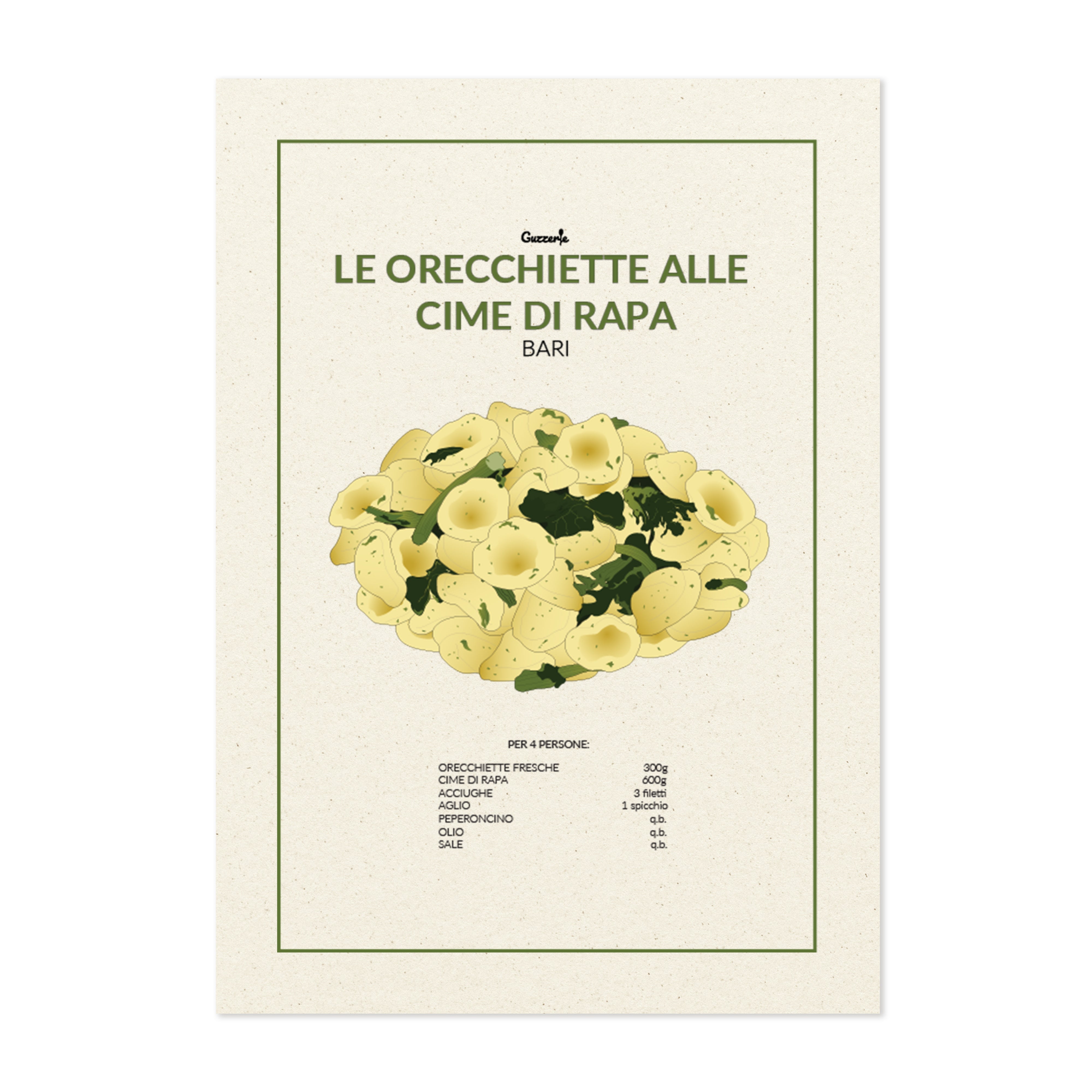 Le Orecchiette alle Cime di Rapa