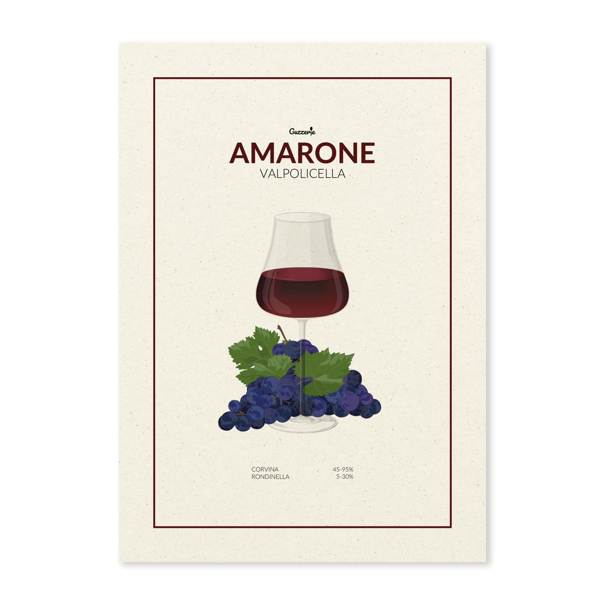 Iconic Poster Of Amarone | Guzzerie