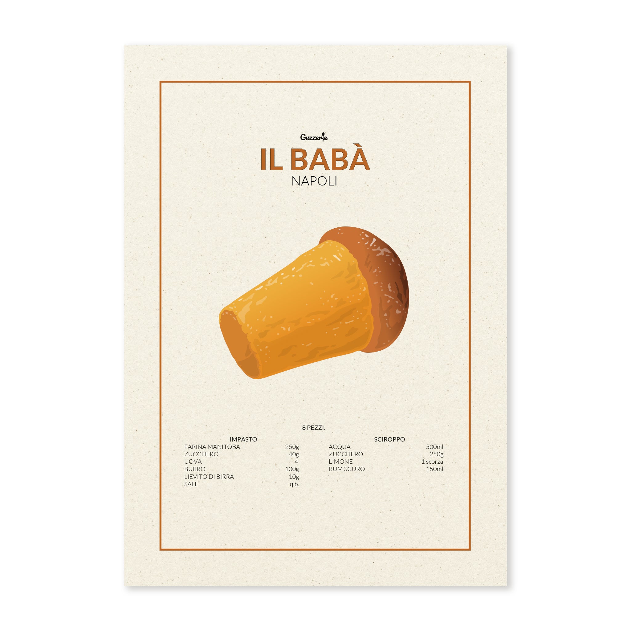 Iconic Poster of Babà | Guzzerie
