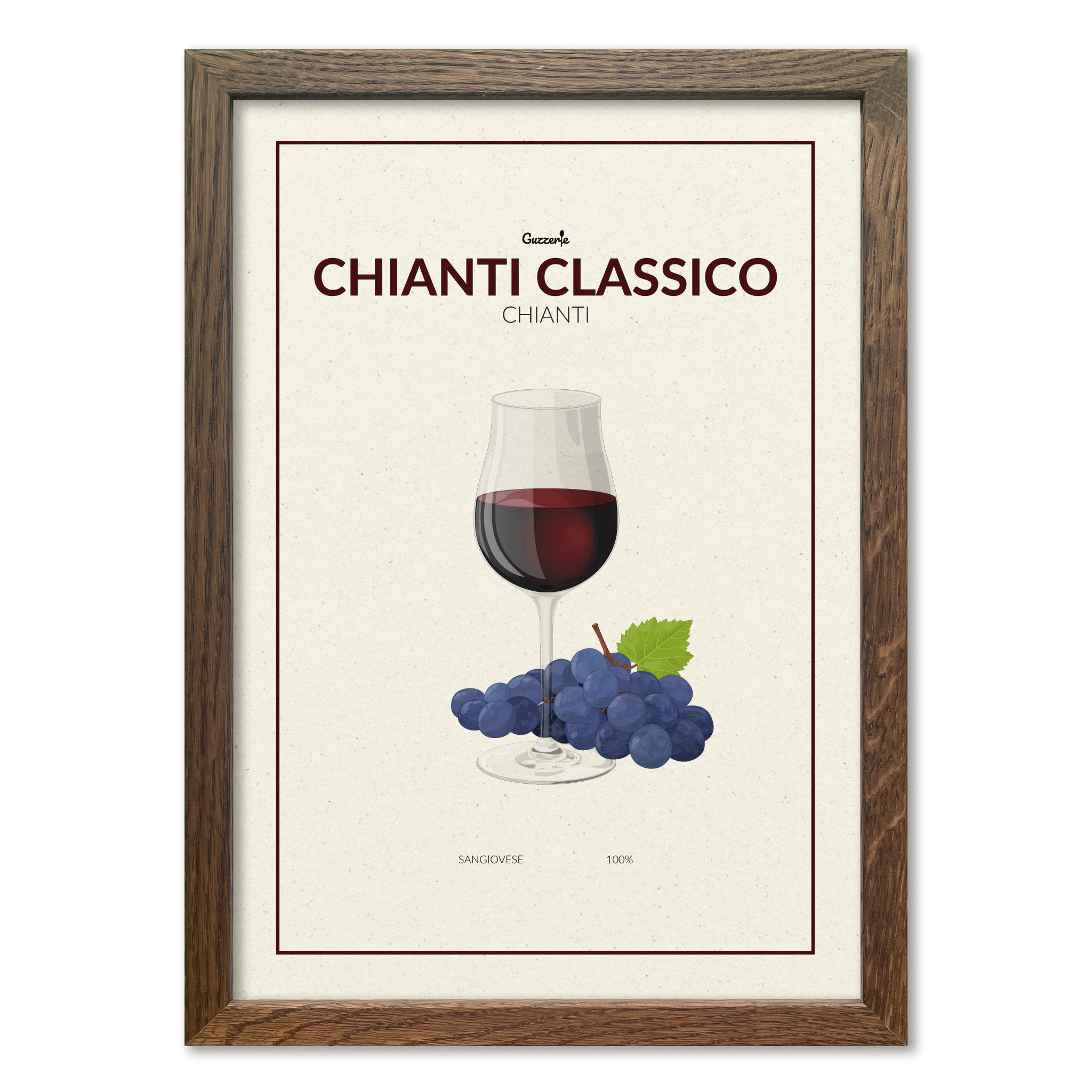 Iconic Poster Of Chianti Classico | Guzzerie