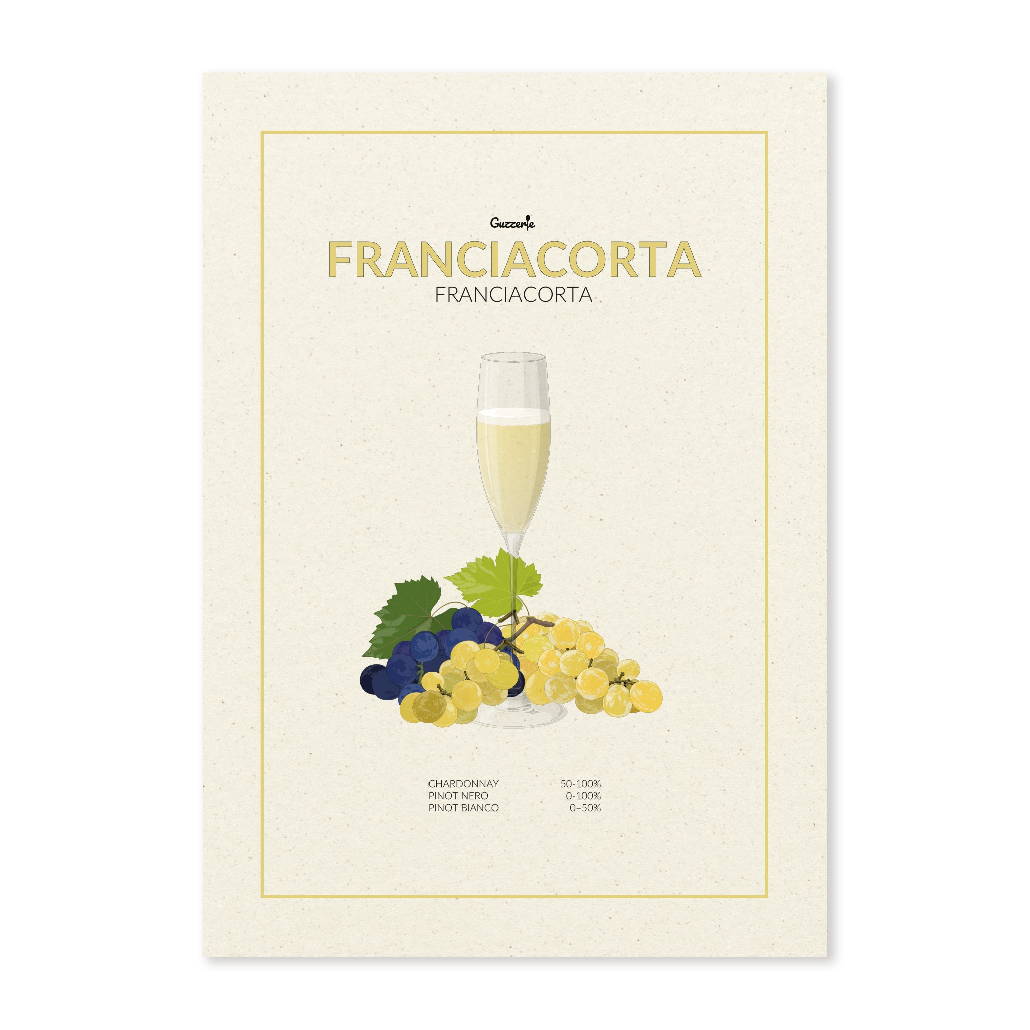 Iconic Poster Of Franciacorta | Guzzerie