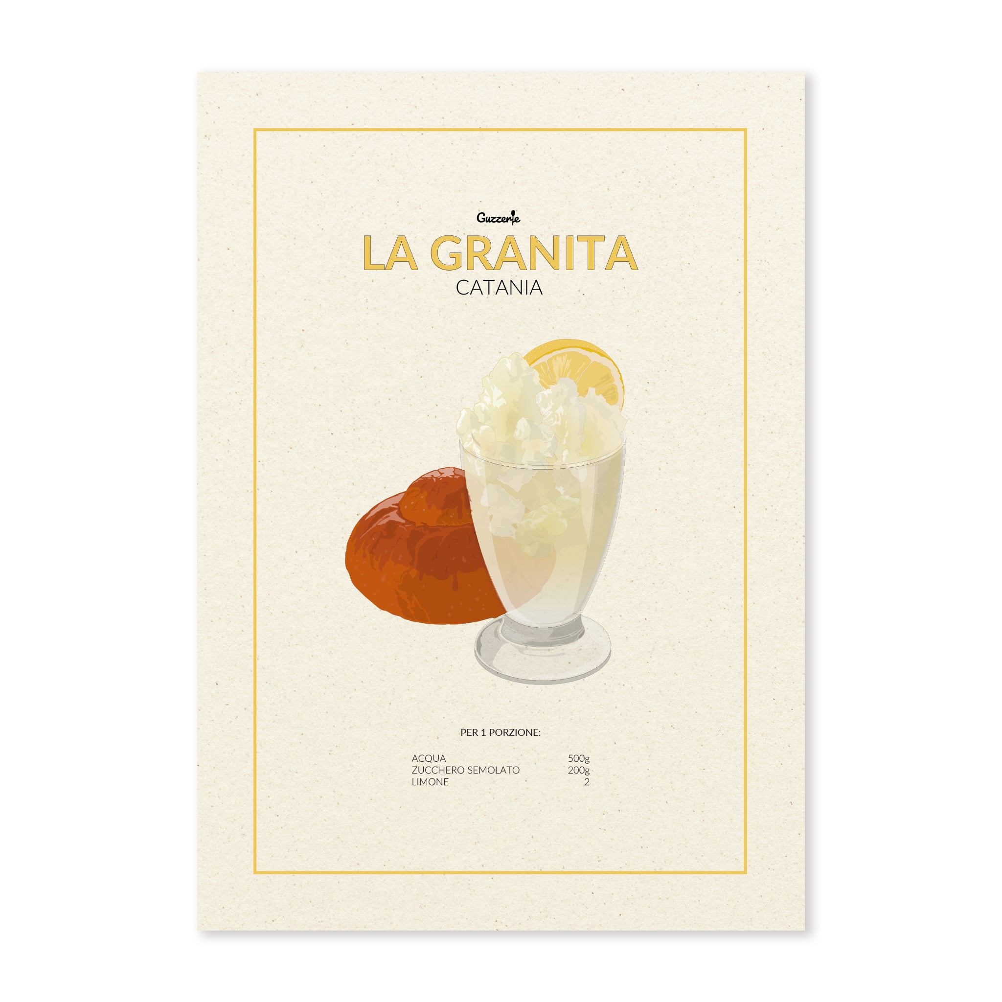 Iconic Poster of Granita | Guzzerie