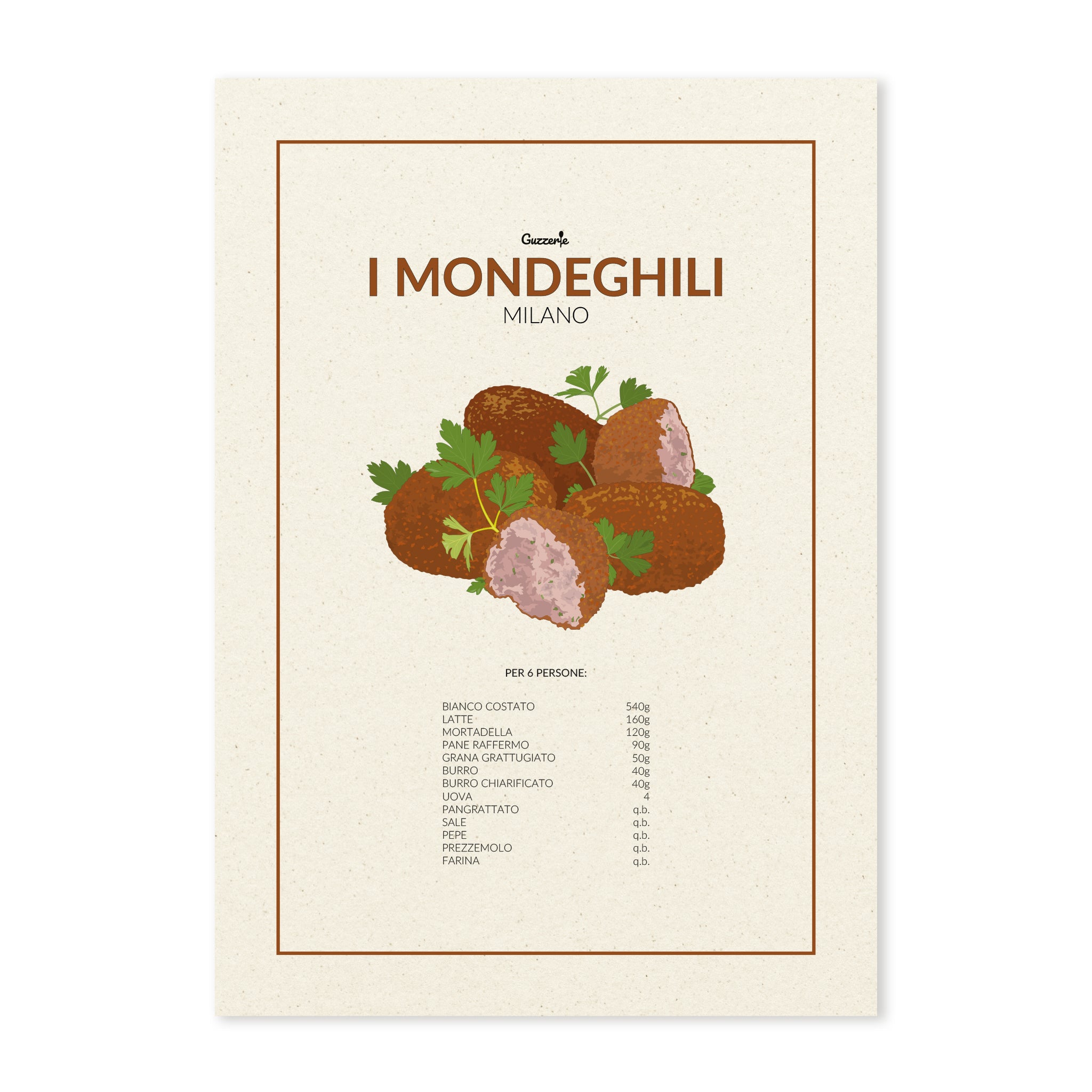 Iconic Poster Of Mondeghili | Guzzerie