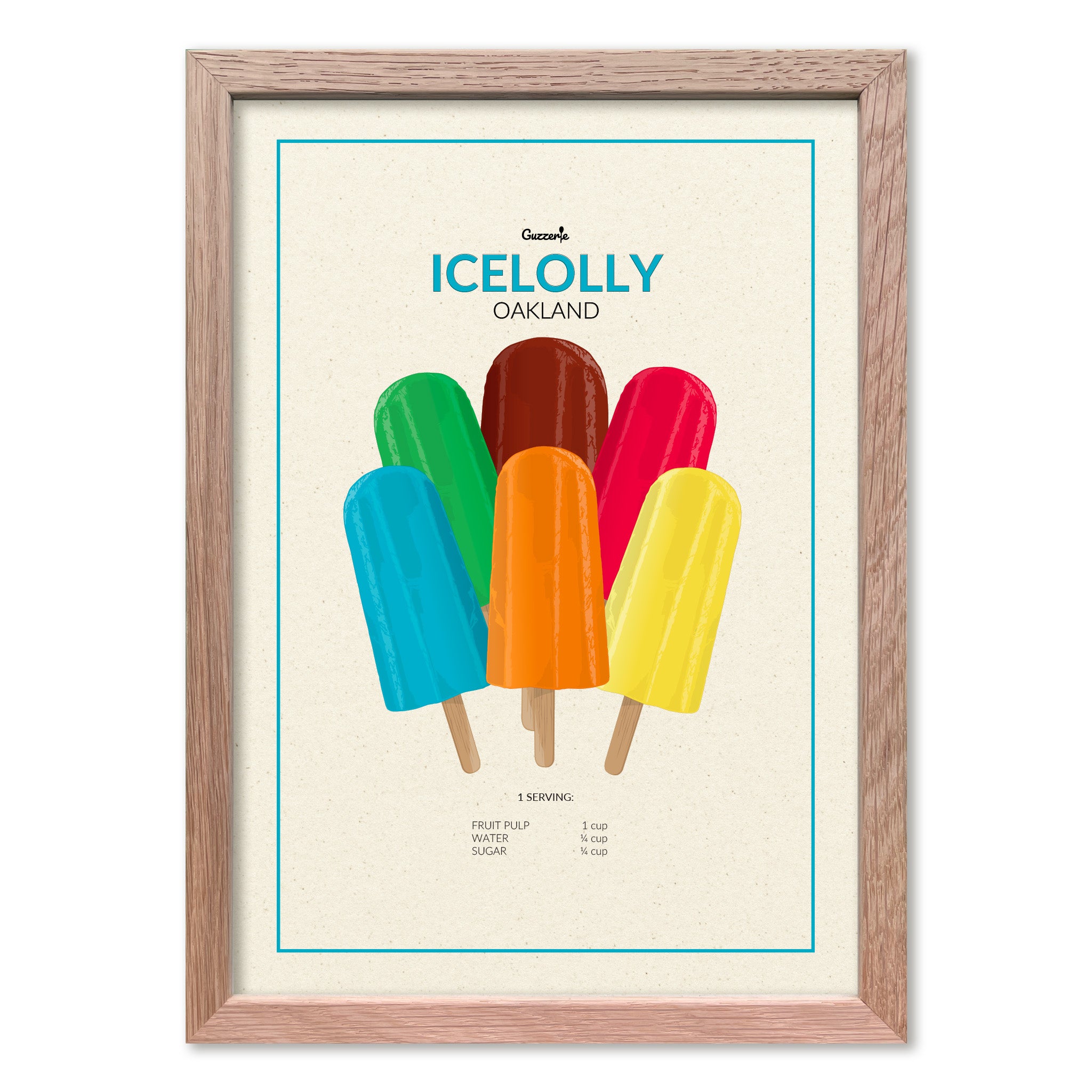 Iconic Poster of Icelolly | Guzzerie