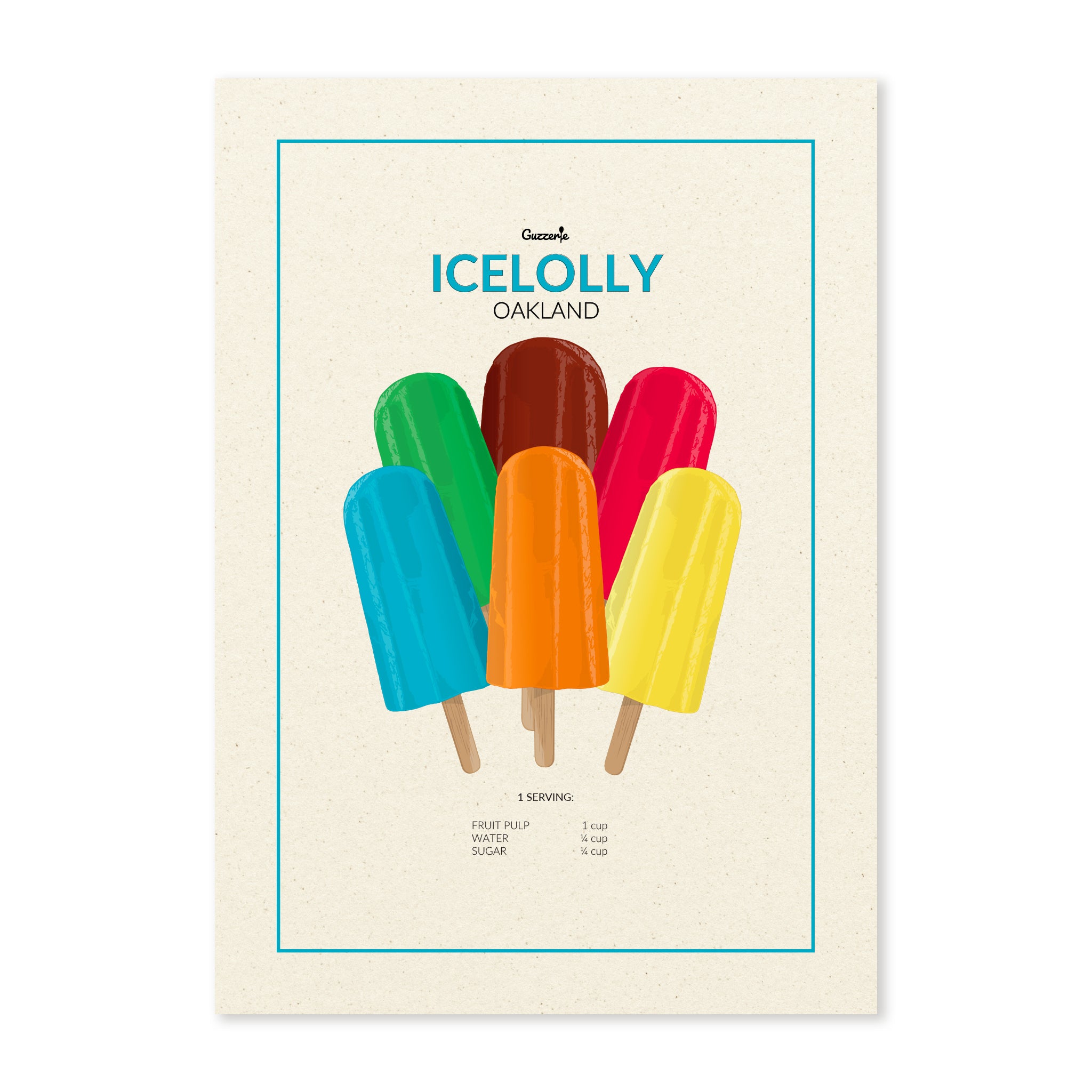 Iconic Poster of Icelolly | Guzzerie