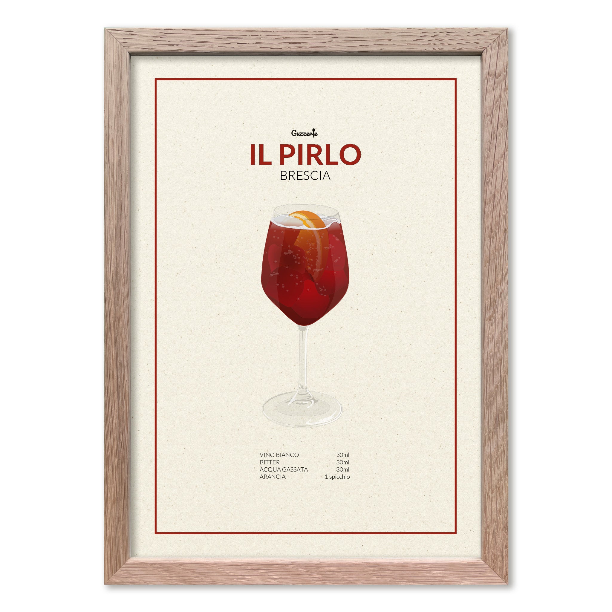 Iconic Poster of Pirlo Cocktail | Guzzerie