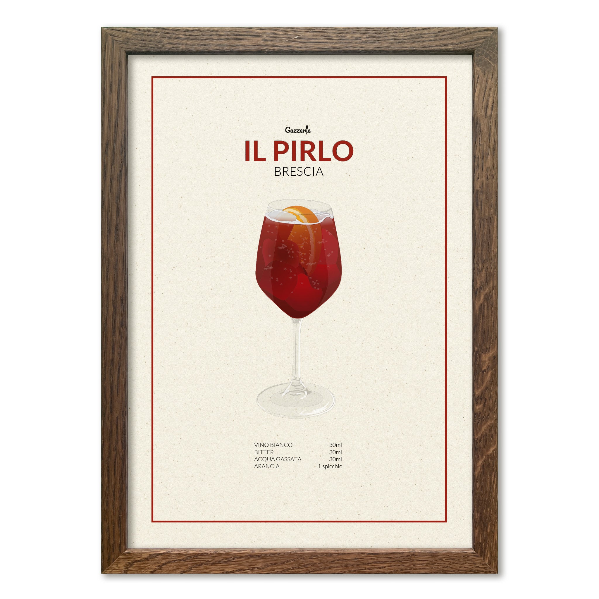 Iconic Poster of Pirlo Cocktail | Guzzerie