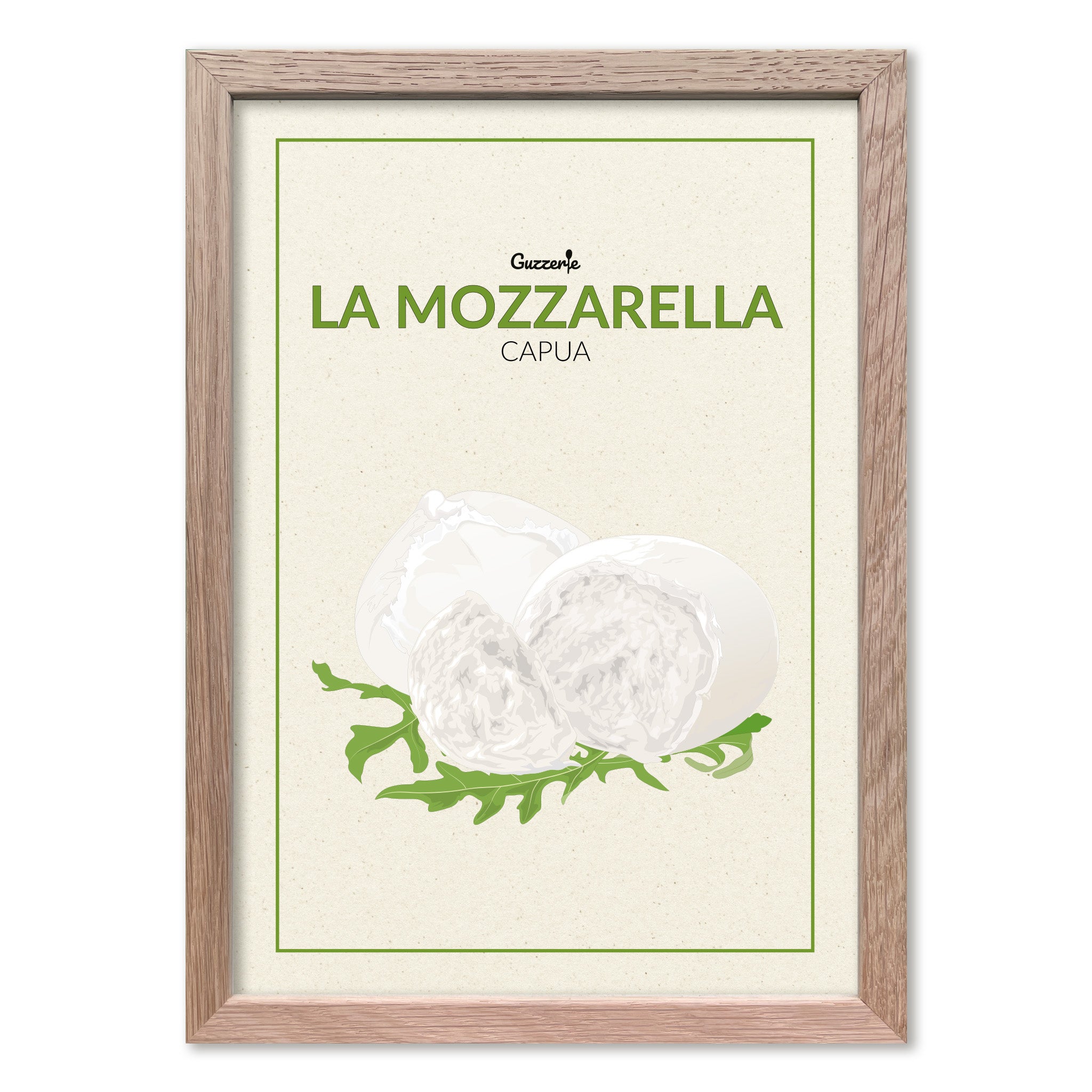 Iconic Poster Of Mozzarella | Guzzerie