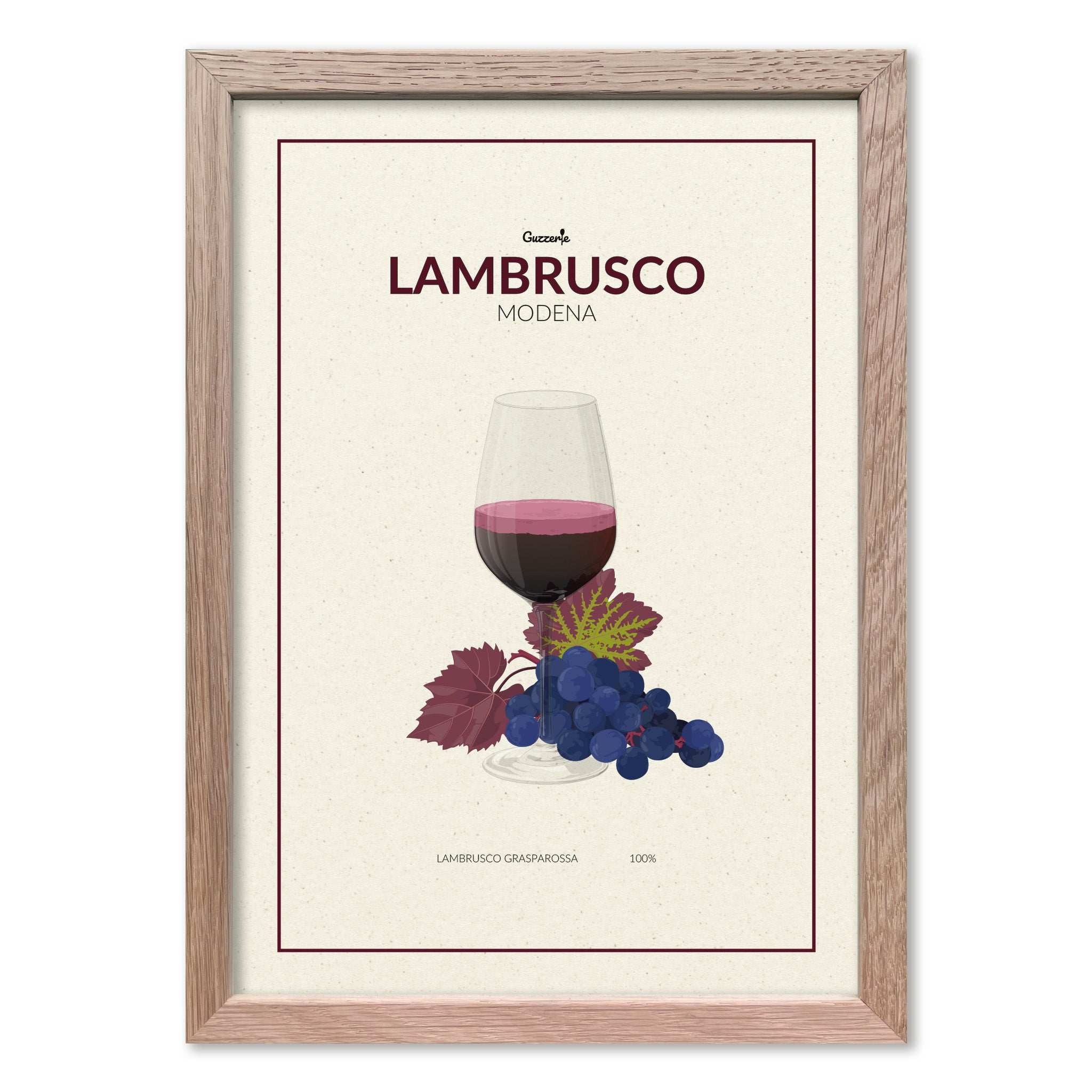 Iconic Poster Of Lambrusco | Guzzerie