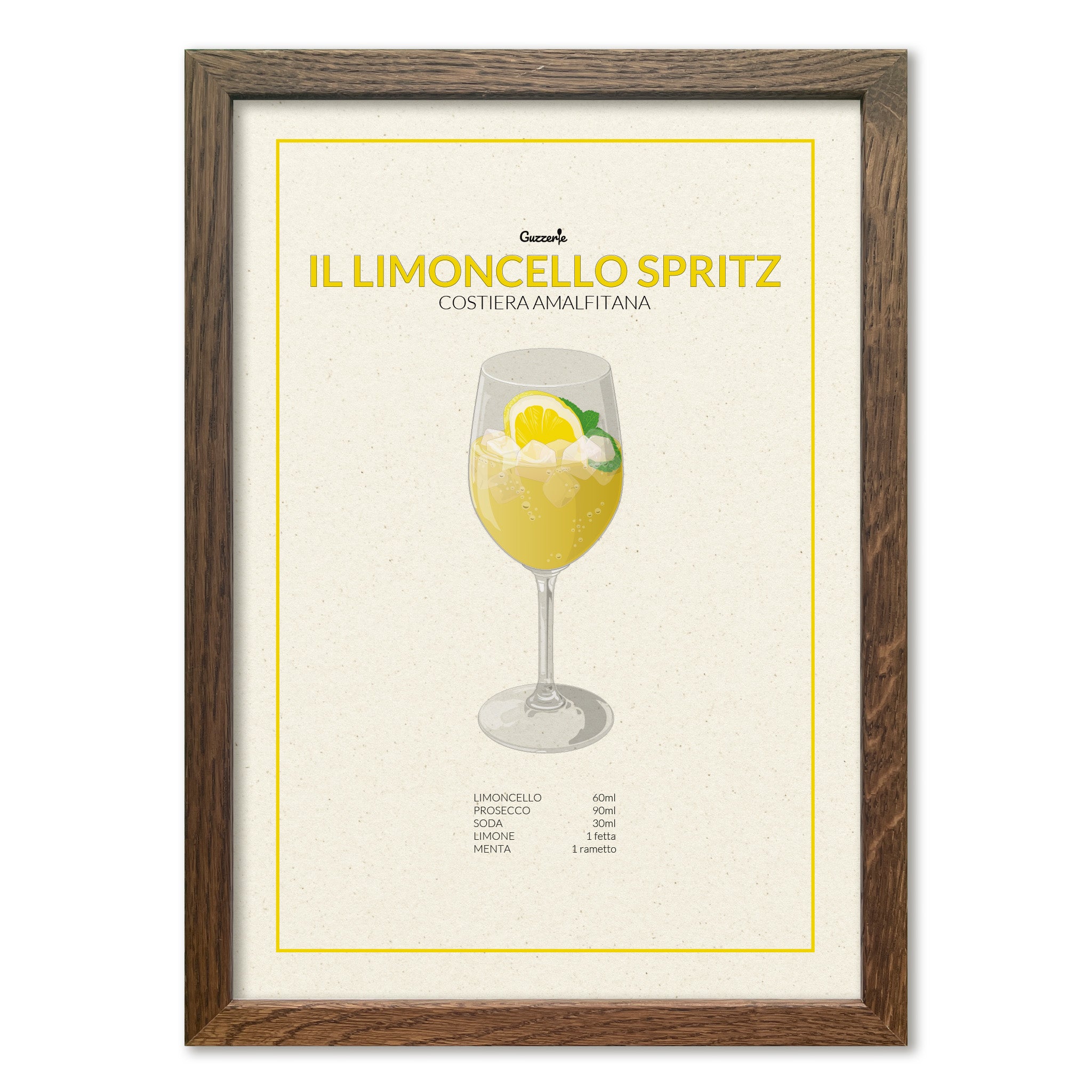 Iconic Poster of Limoncello Spritz | Guzzerie