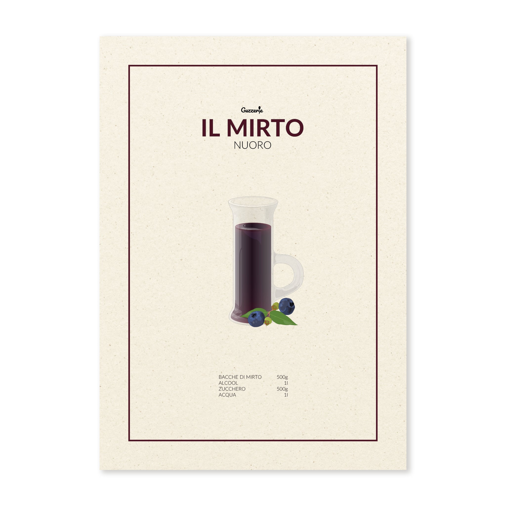 Iconic Poster of Mirto | Guzzerie