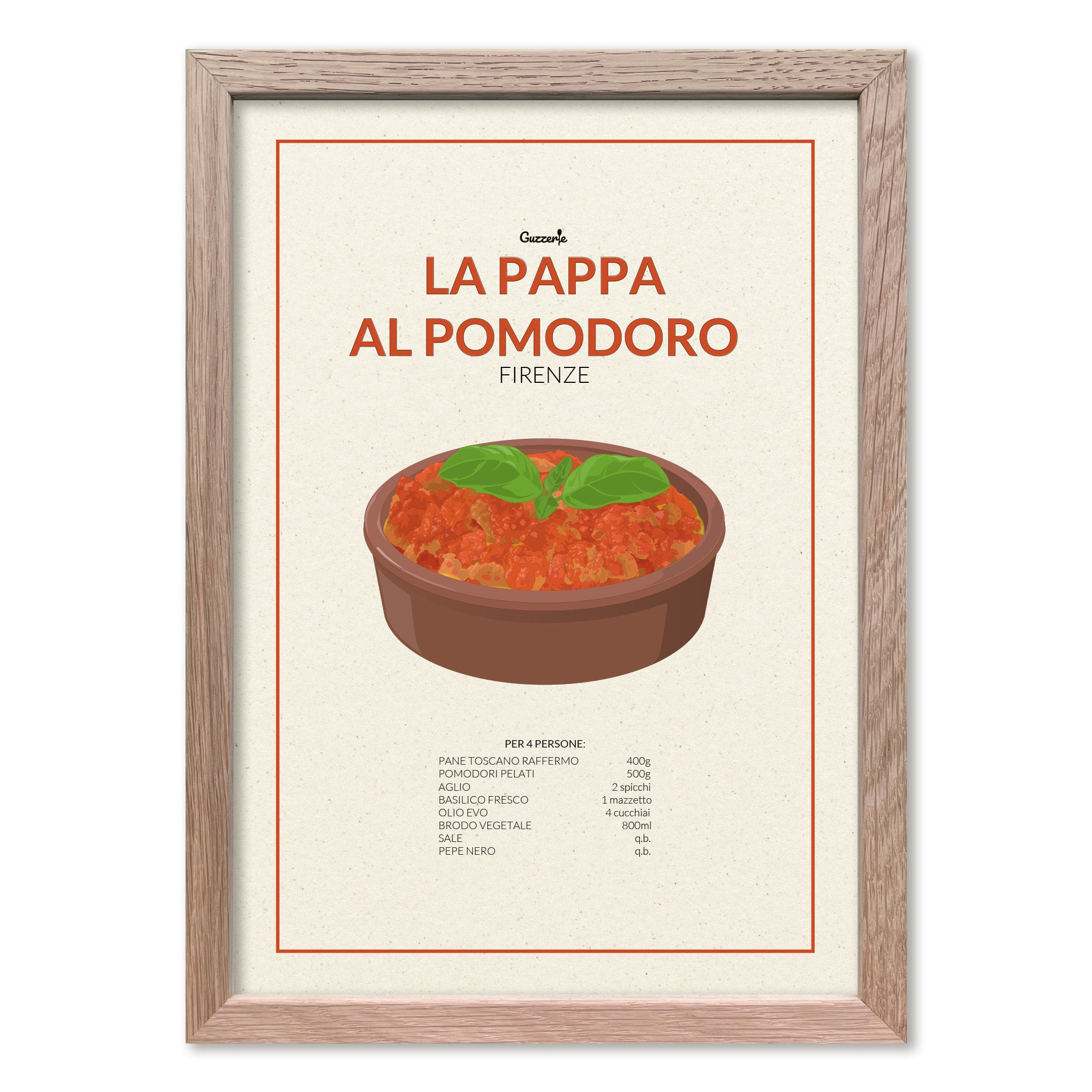 Iconic Poster of Pappa al Pomodoro | Guzzerie