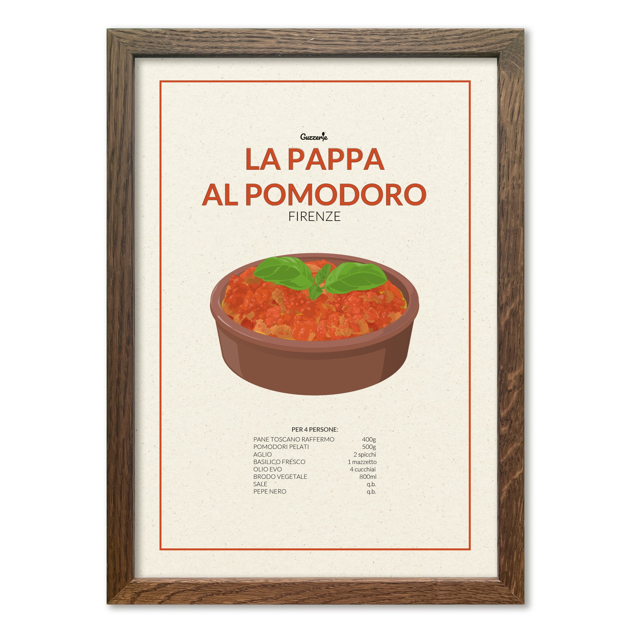 Iconic Poster of Pappa al Pomodoro | Guzzerie