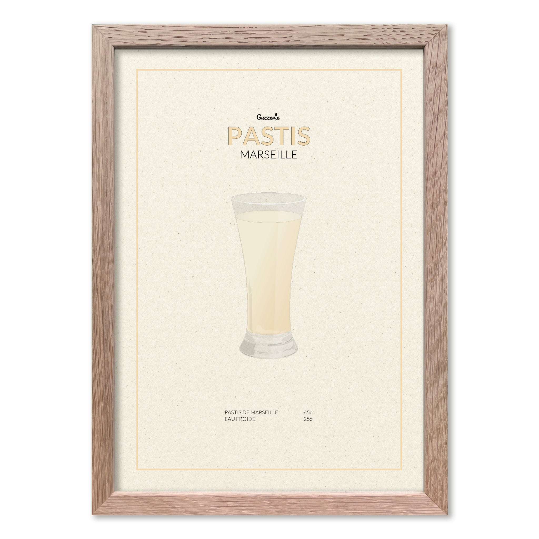 Iconic Poster of Pastis | Guzzerie