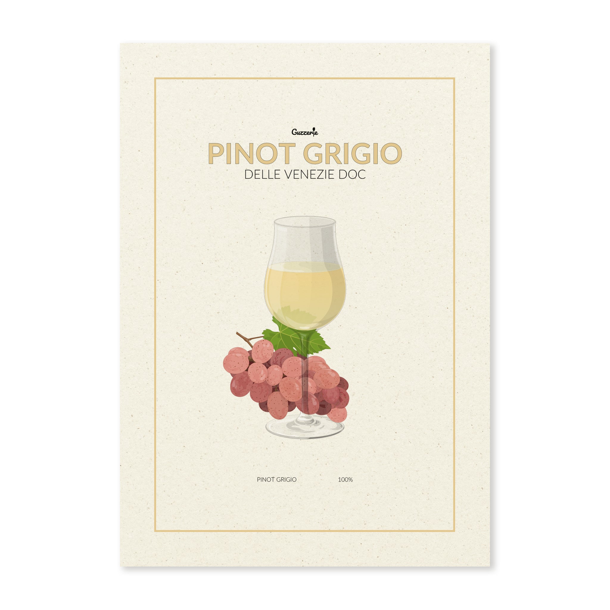 Iconic Poster Of Pinot Grigio | Guzzerie