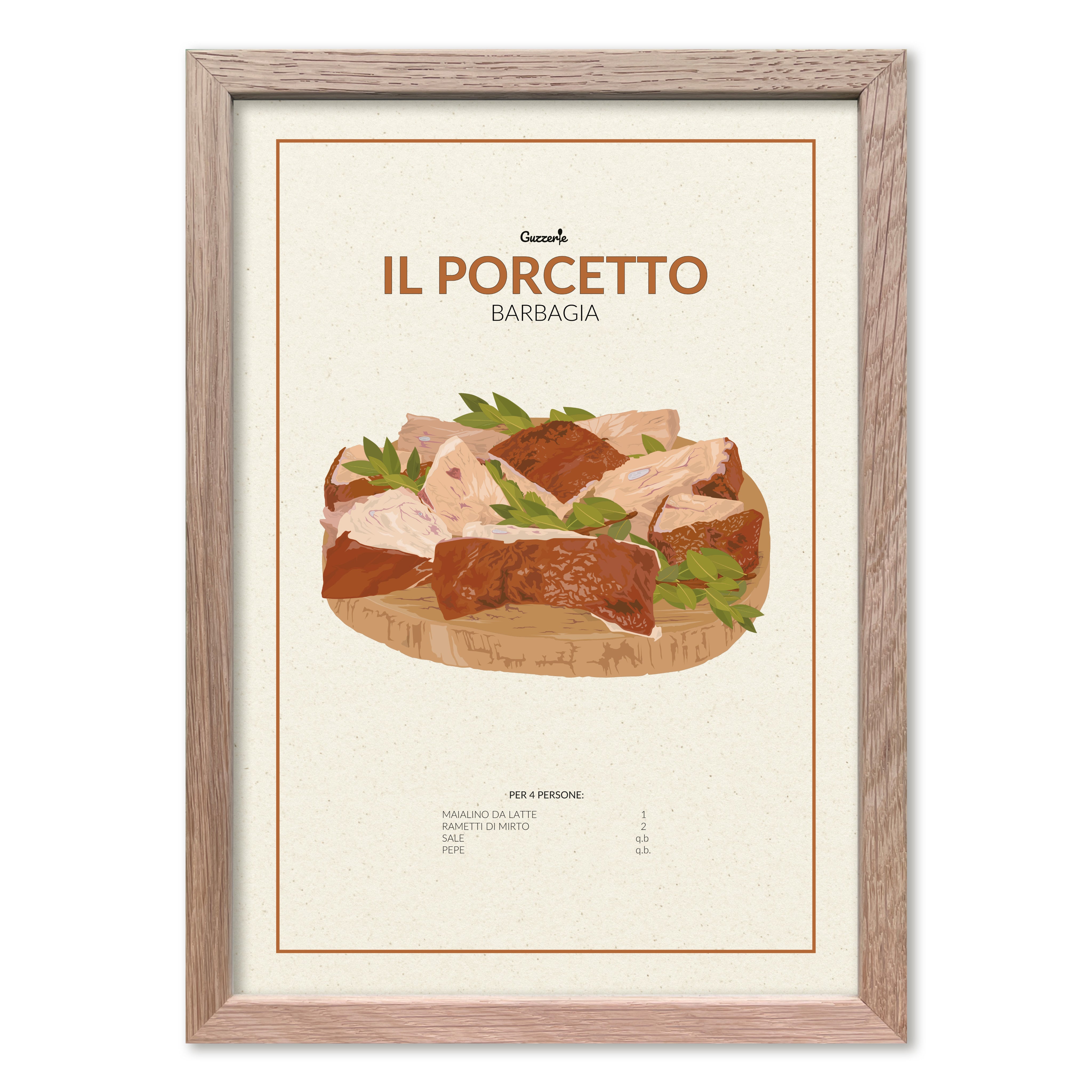 Iconic Poster of Porcetto | Guzzerie