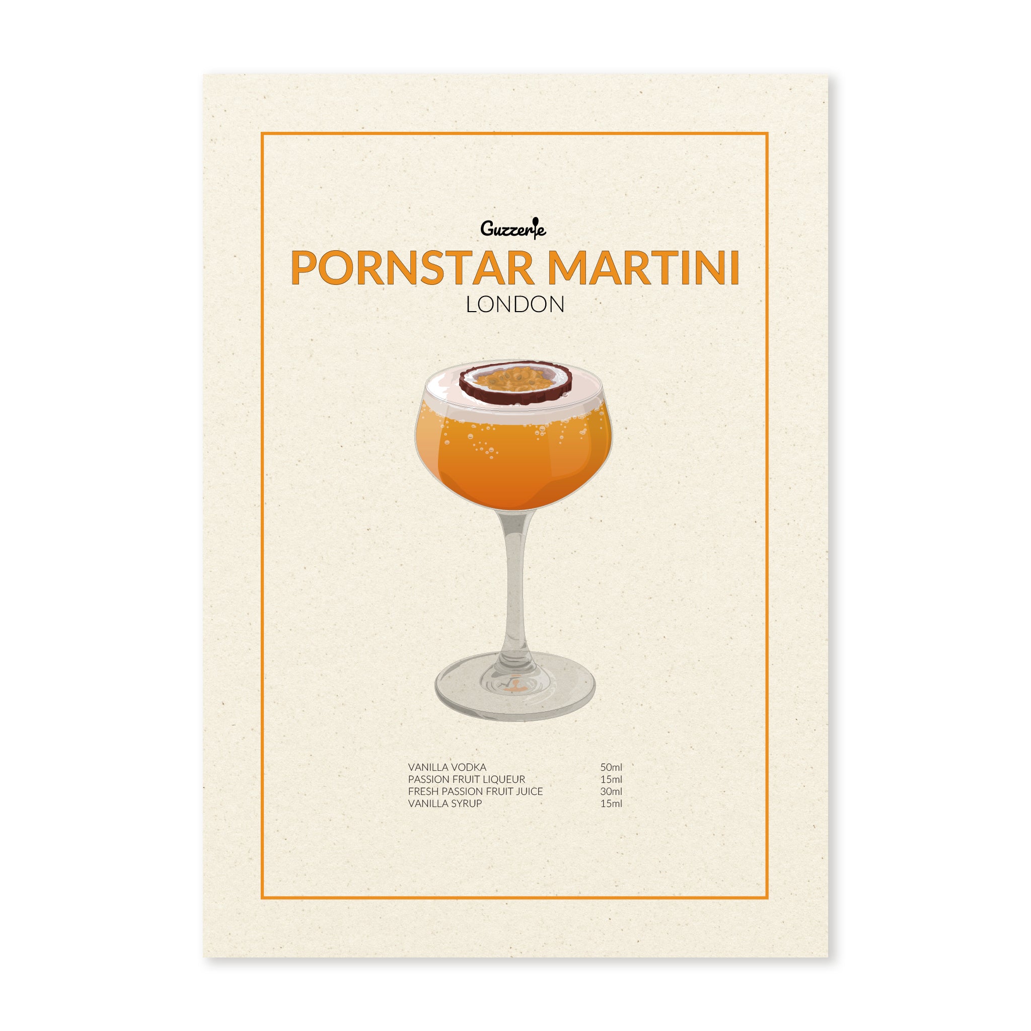 Iconic Poster of Pornstar Martini | Guzzerie