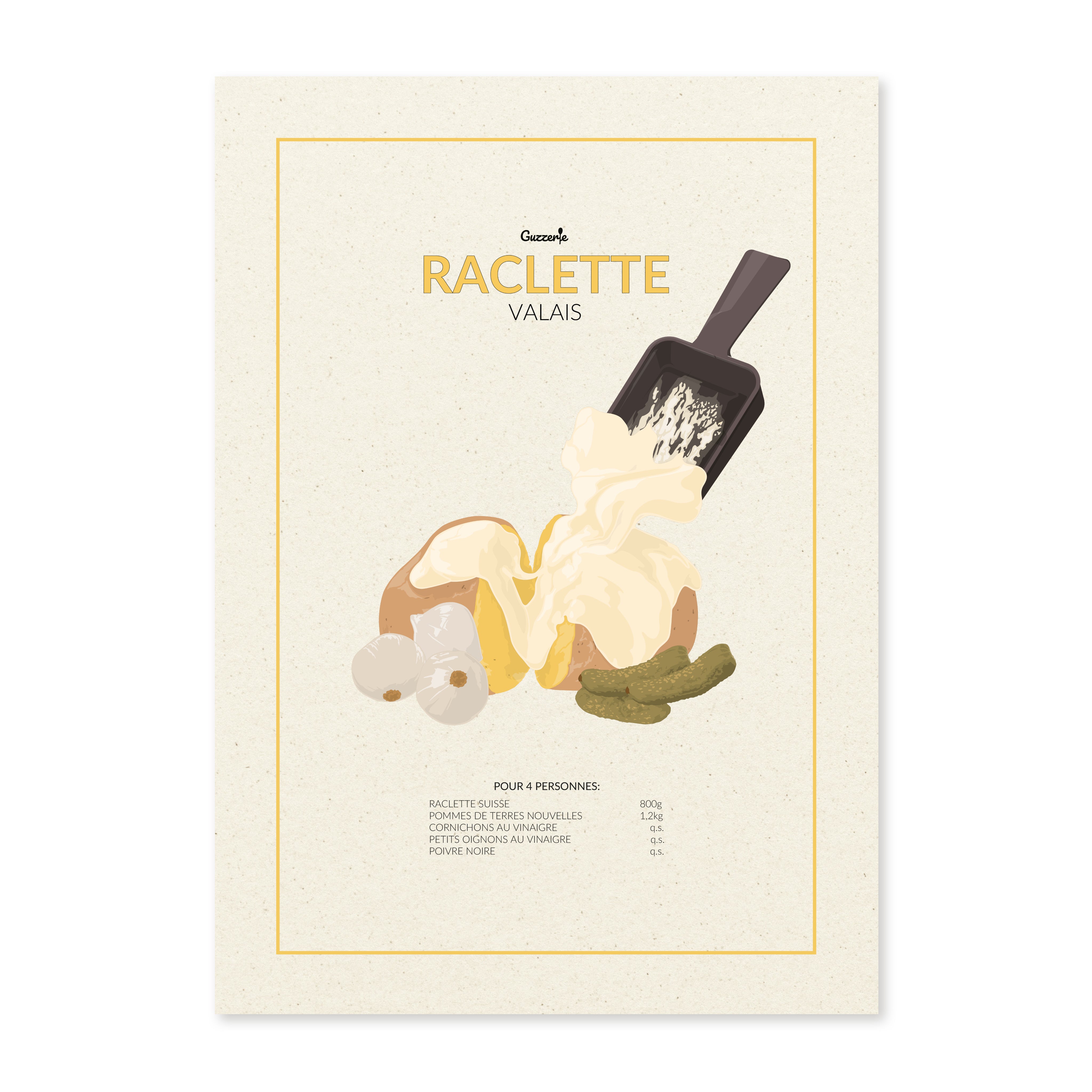 Iconic Poster of Raclette | Guzzerie