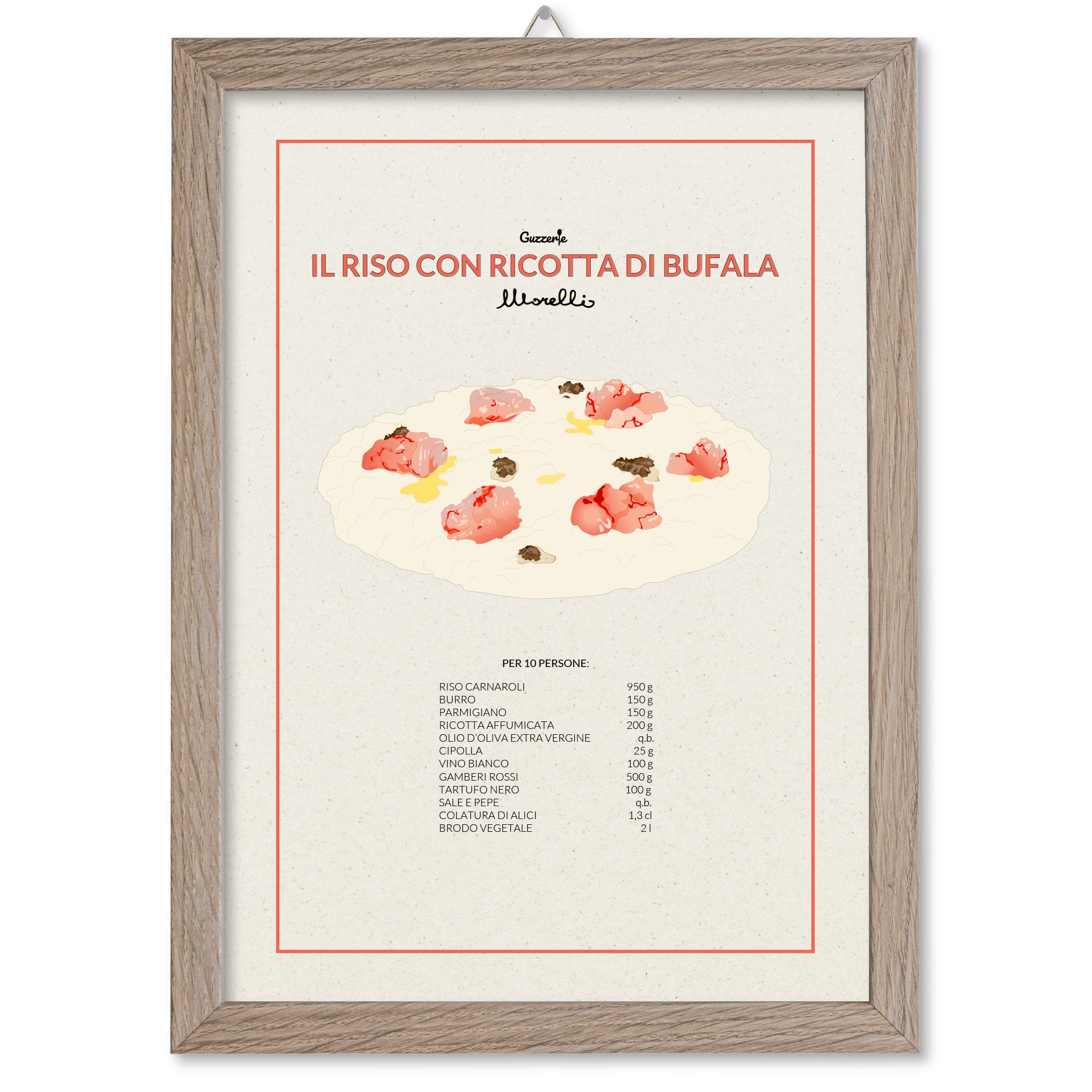 Poster Riso con ricotta di bufala Morelli