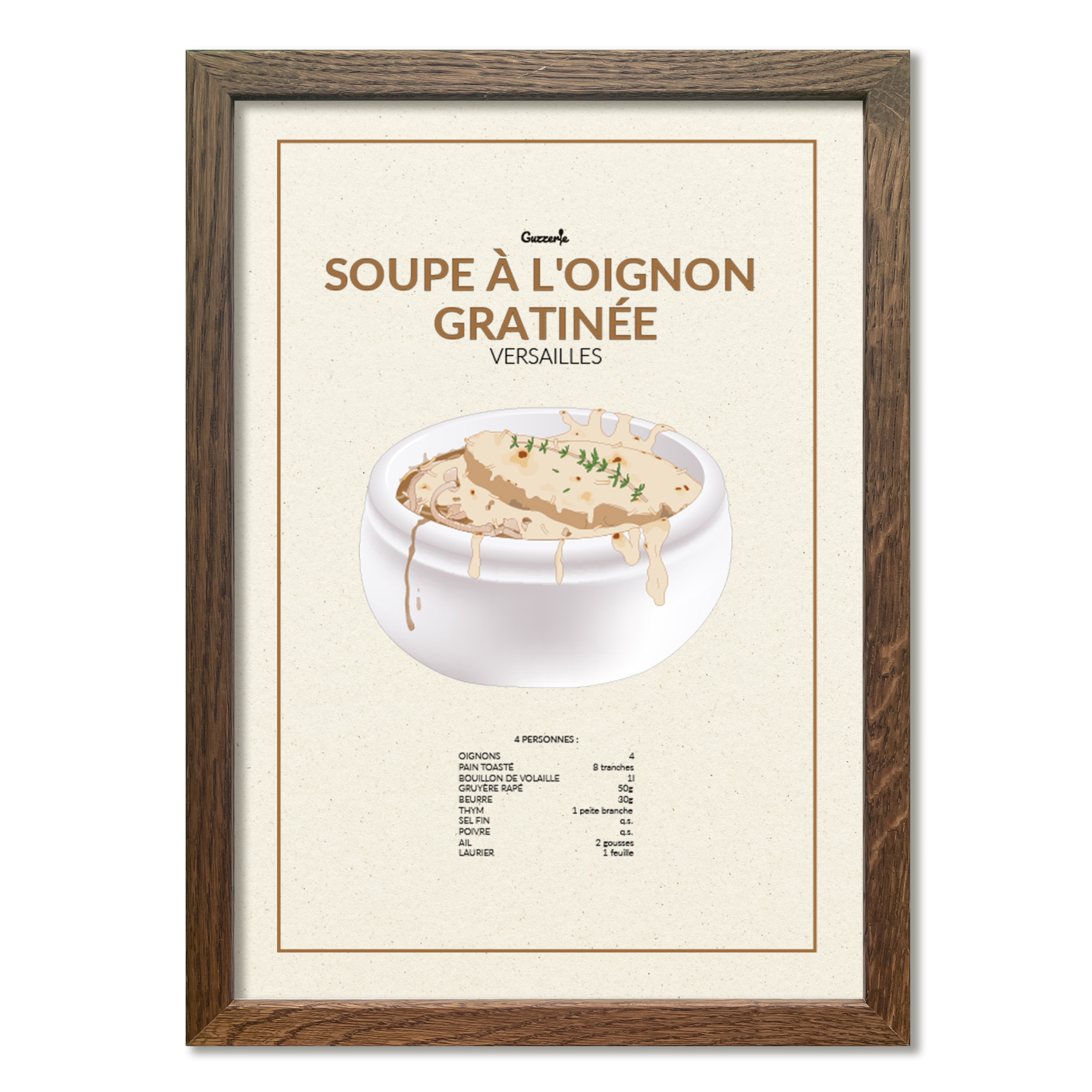 Soupe à L'Oignon Gratinée