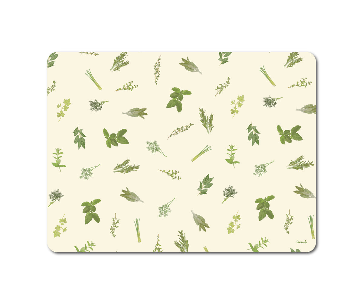 Table Pattern Placemat Aromatic Herbs | Guzzerie