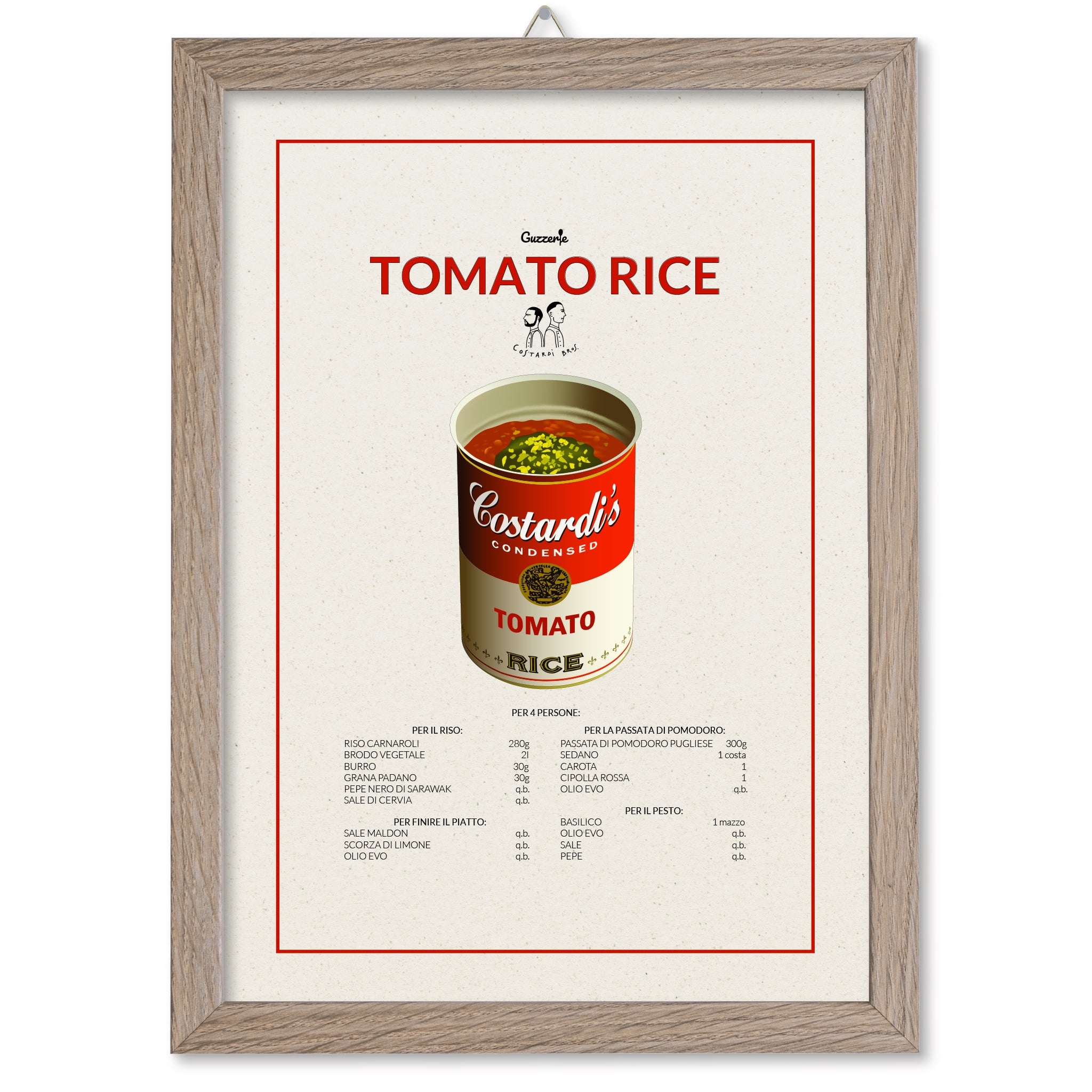 Costardi Bro's Poster Tomato Rice di Guzzerie