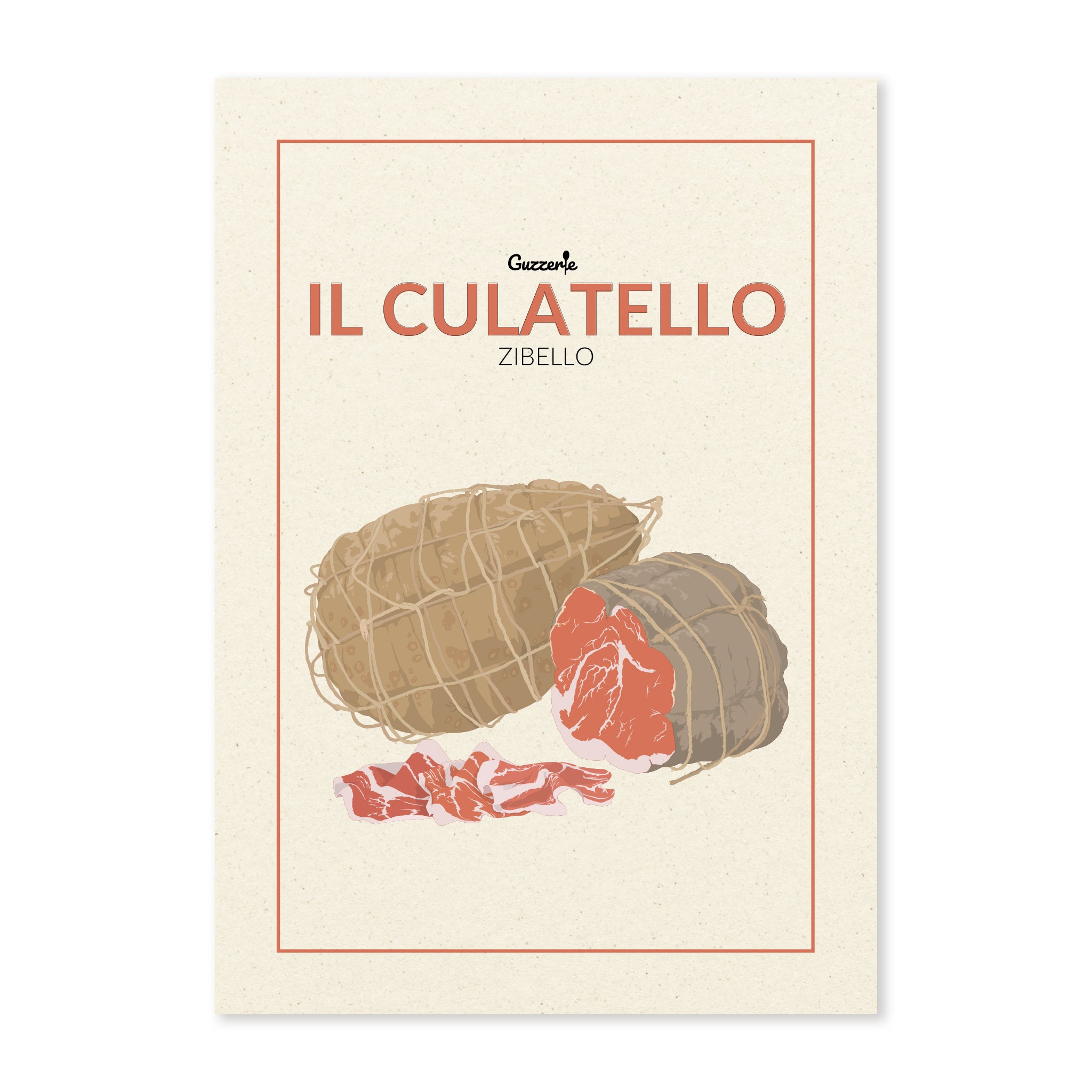Iconic Poster of Culatello | Guzzerie