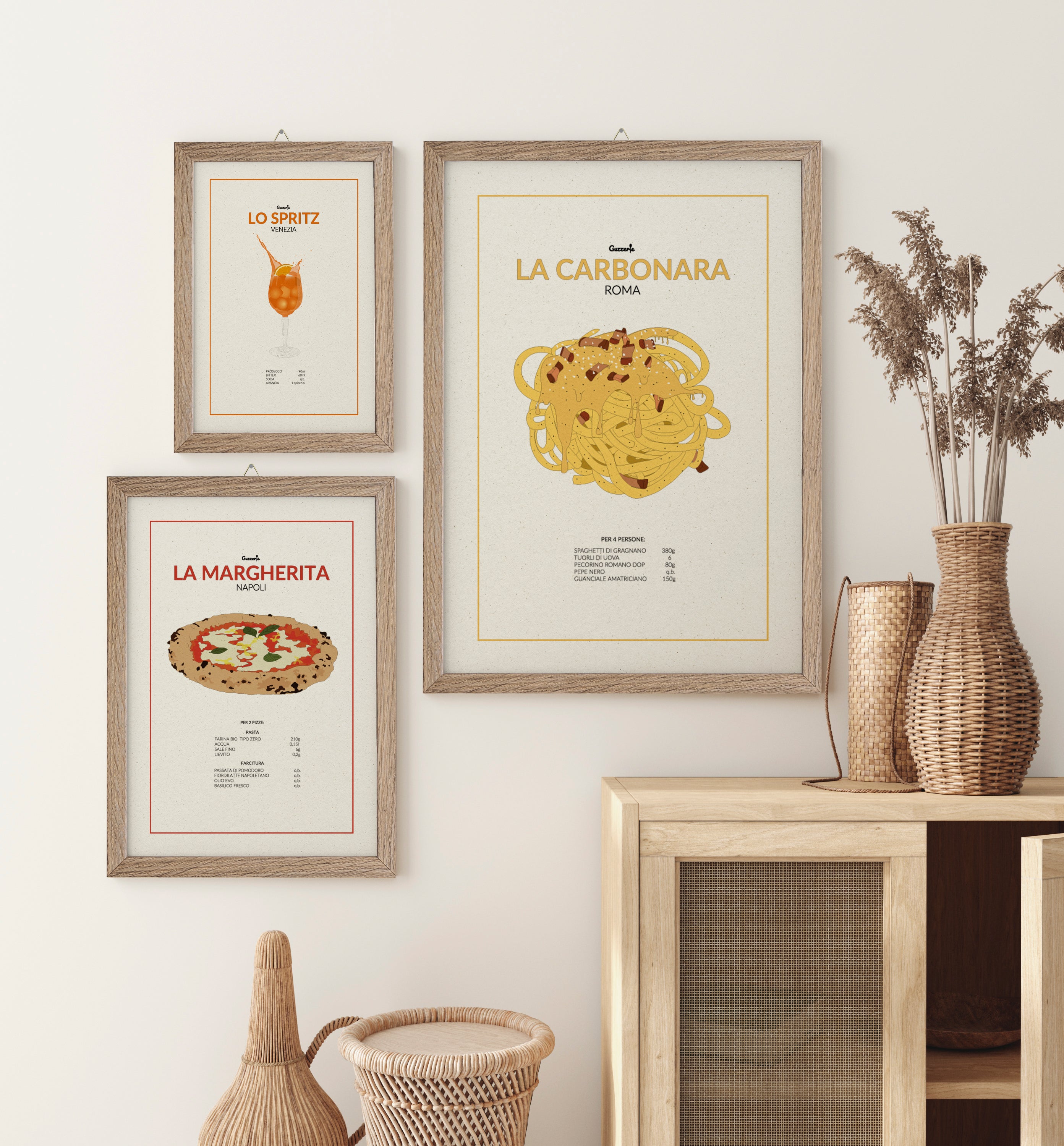 Poster of the Pasta Carbonara | Guzzerie