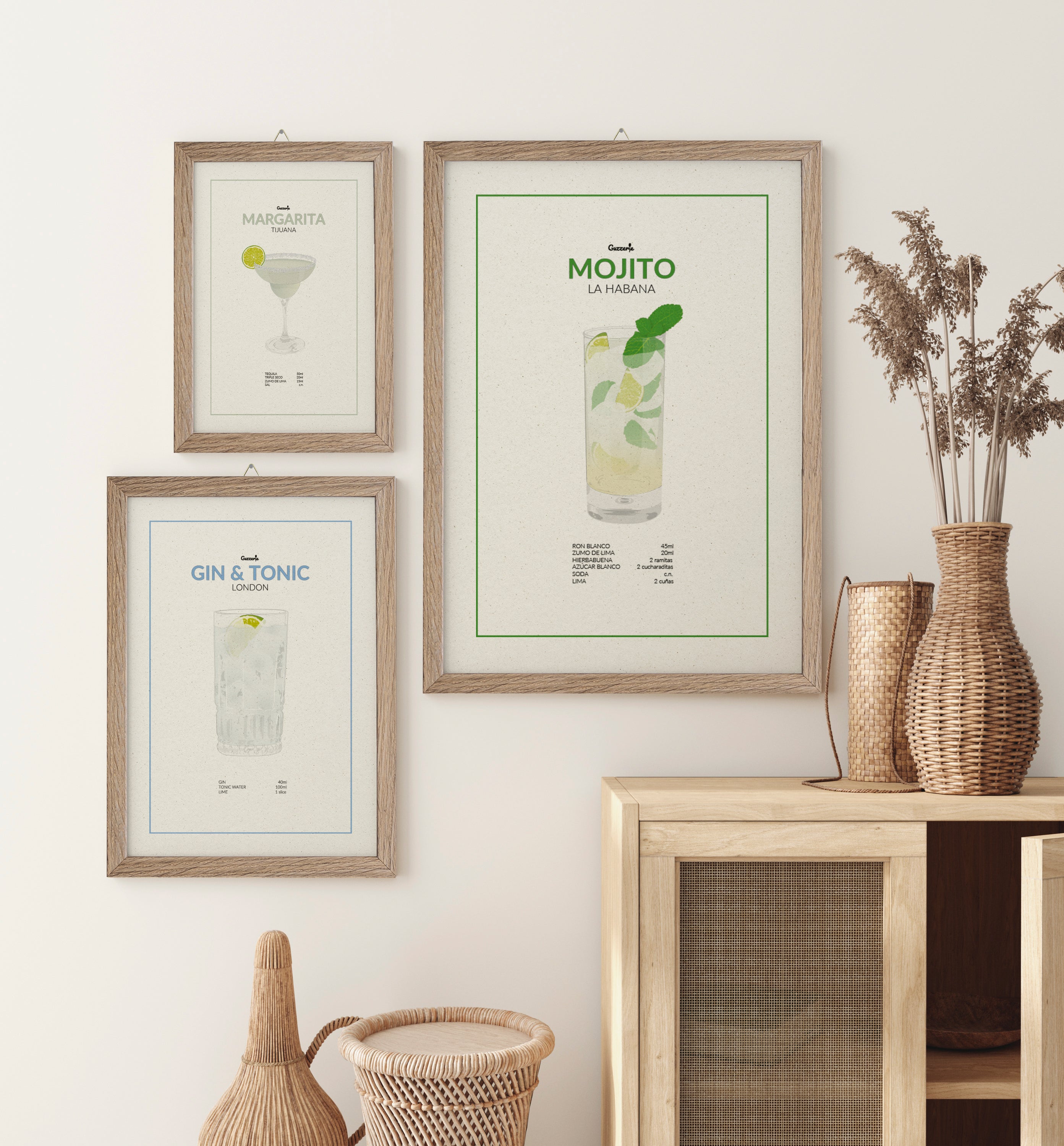 Poster of the Mojito cocktail | Guzzerie