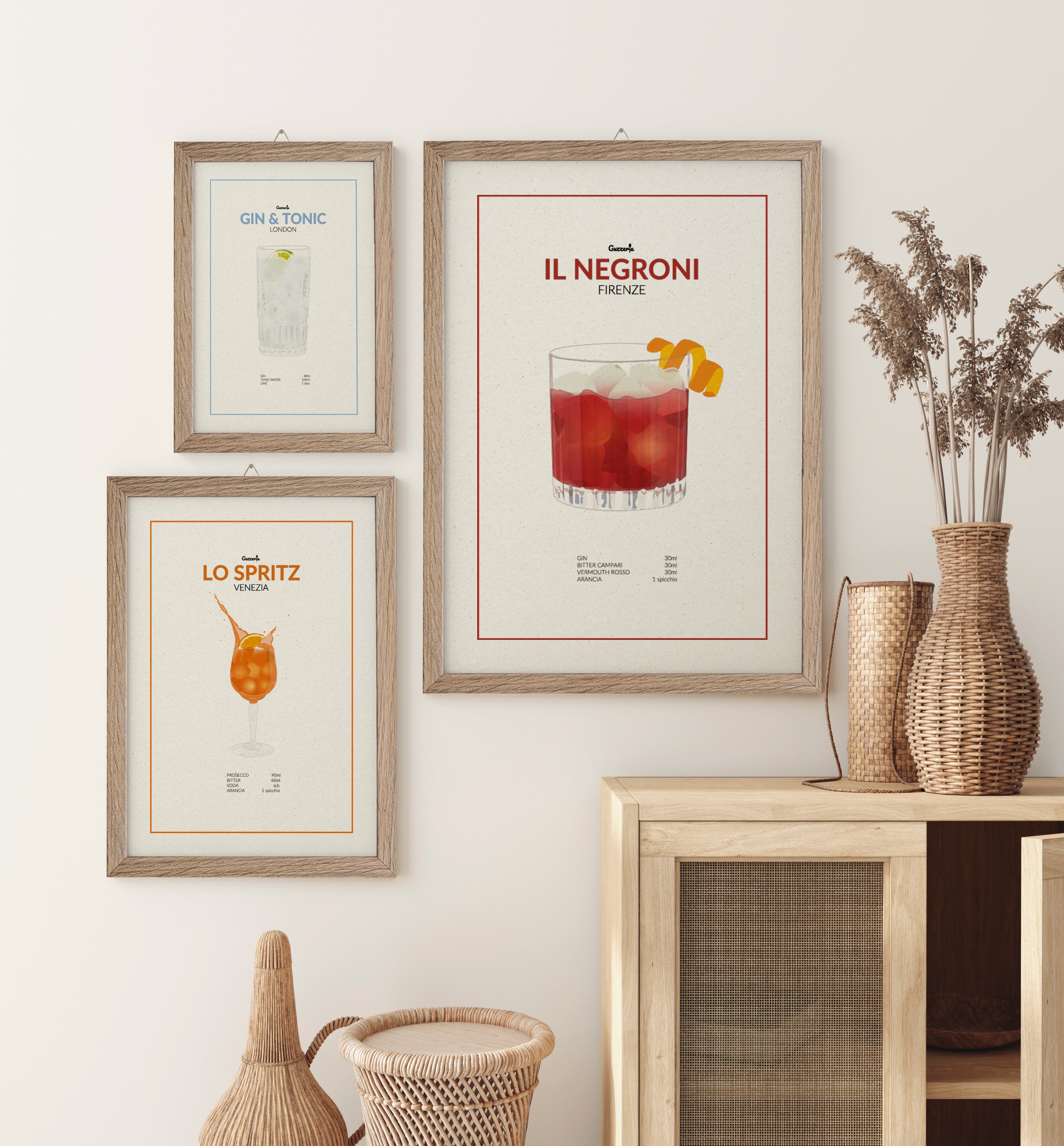 Poster of the Negroni cocktail | Guzzerie
