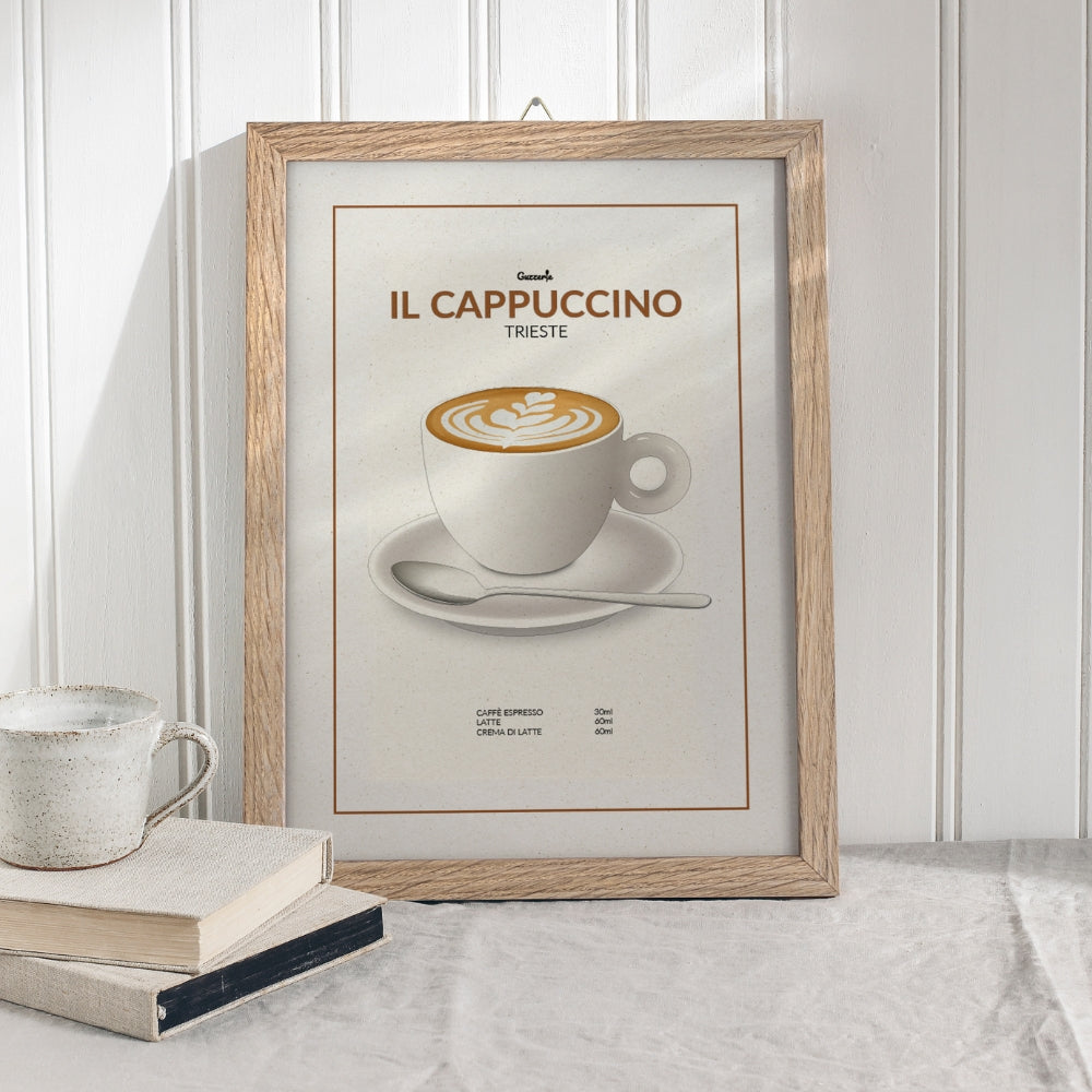 Poster del cappuccino Guzzerie