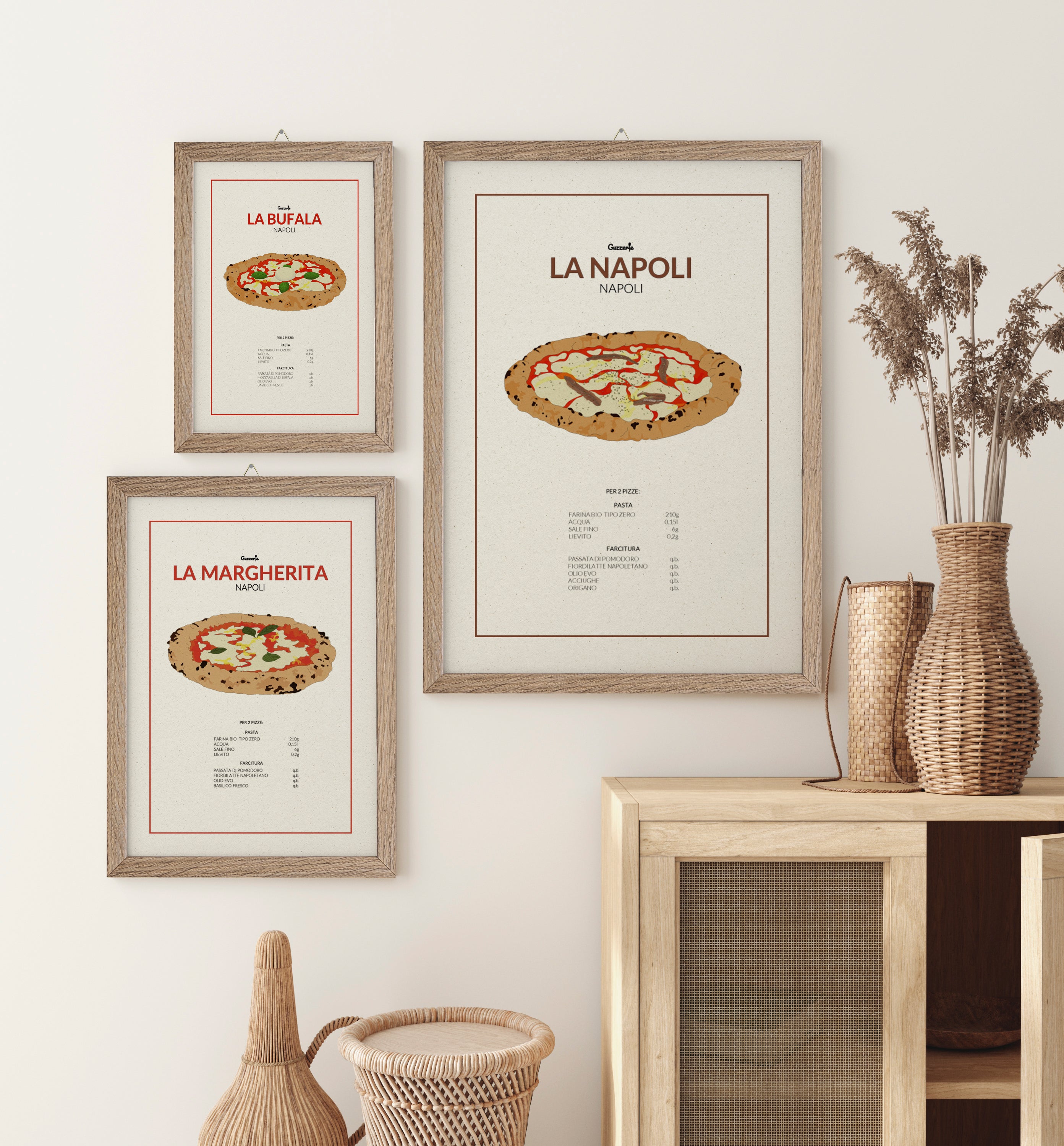 Poster of the pizza Napoli | Guzzerie