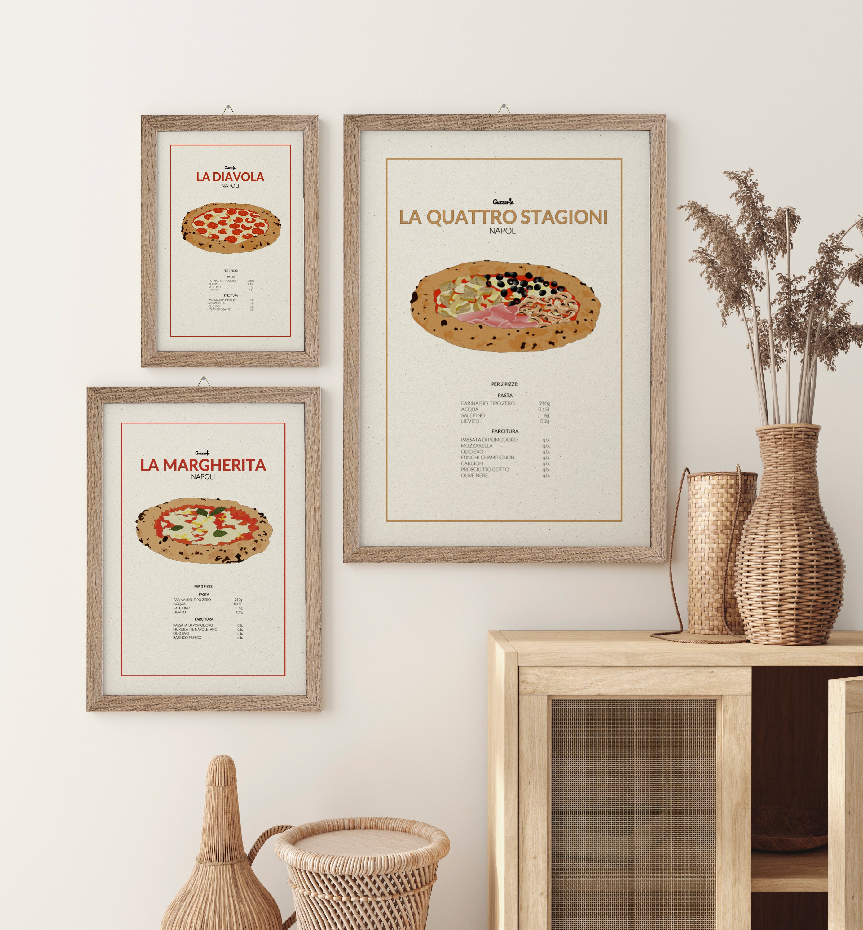 Poster of the pizza Quattro Stagioni | Guzzerie