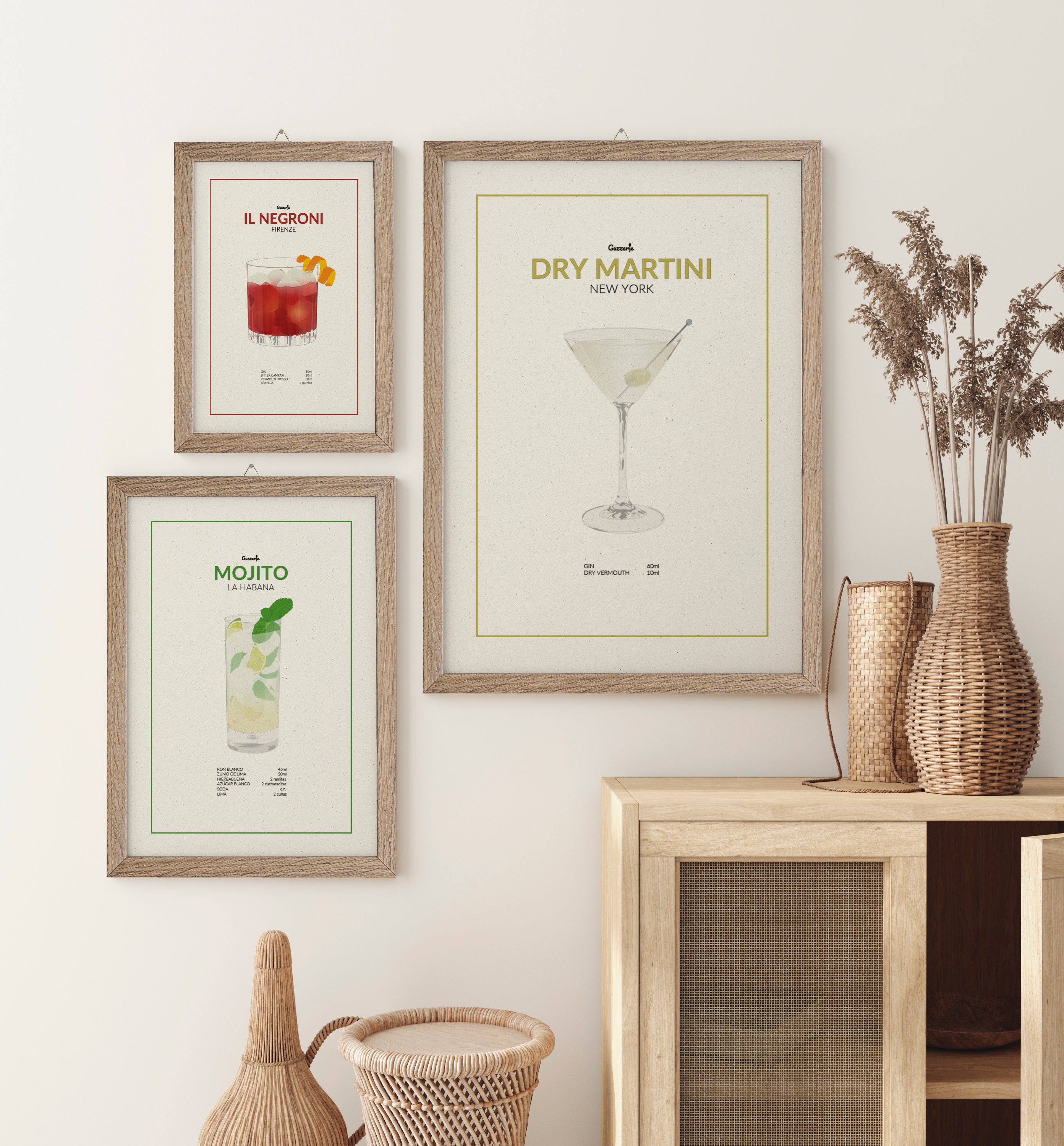 Poster of the Dry Martini cocktail | Guzzerie