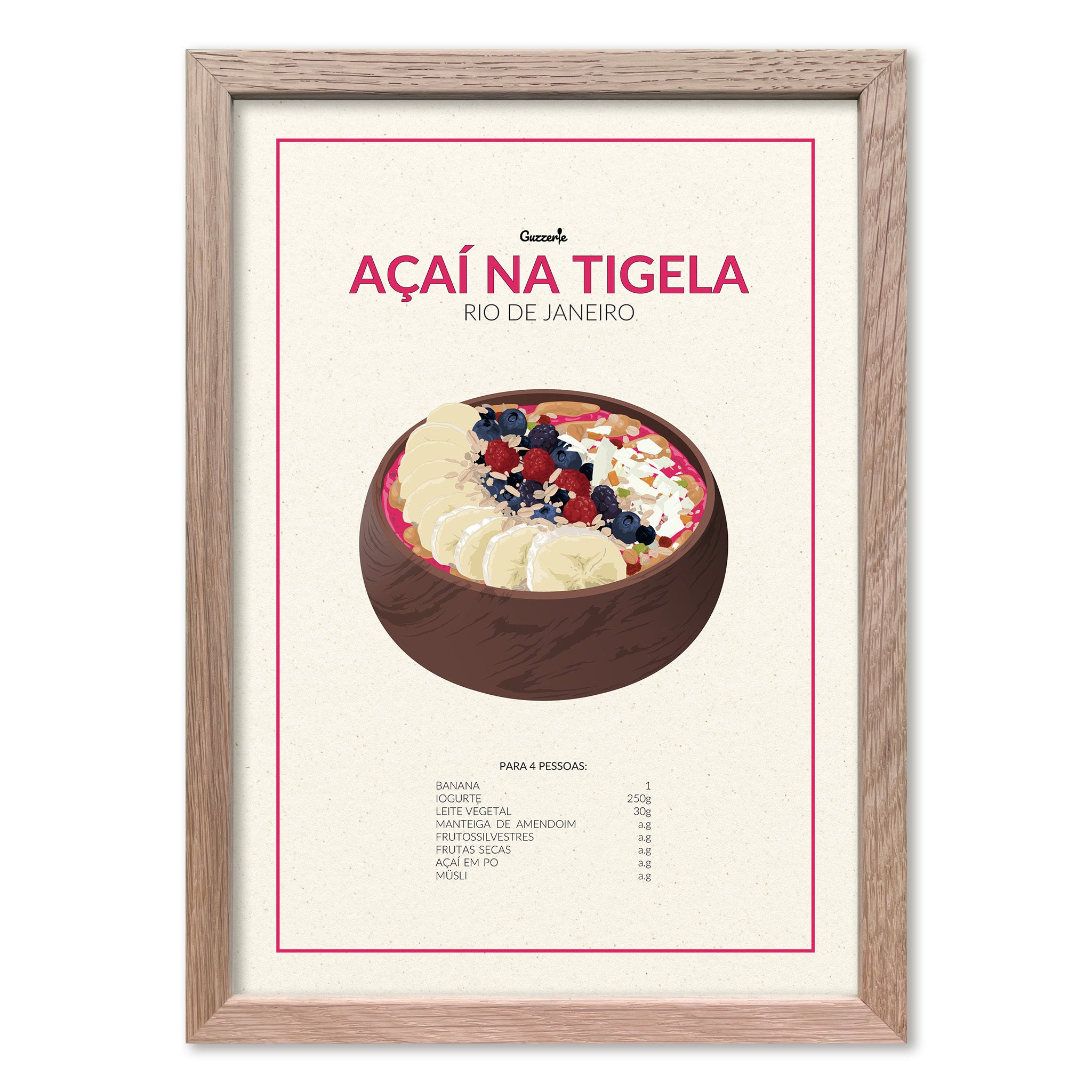 Iconic Poster Of Acai Bowl | Guzzerie