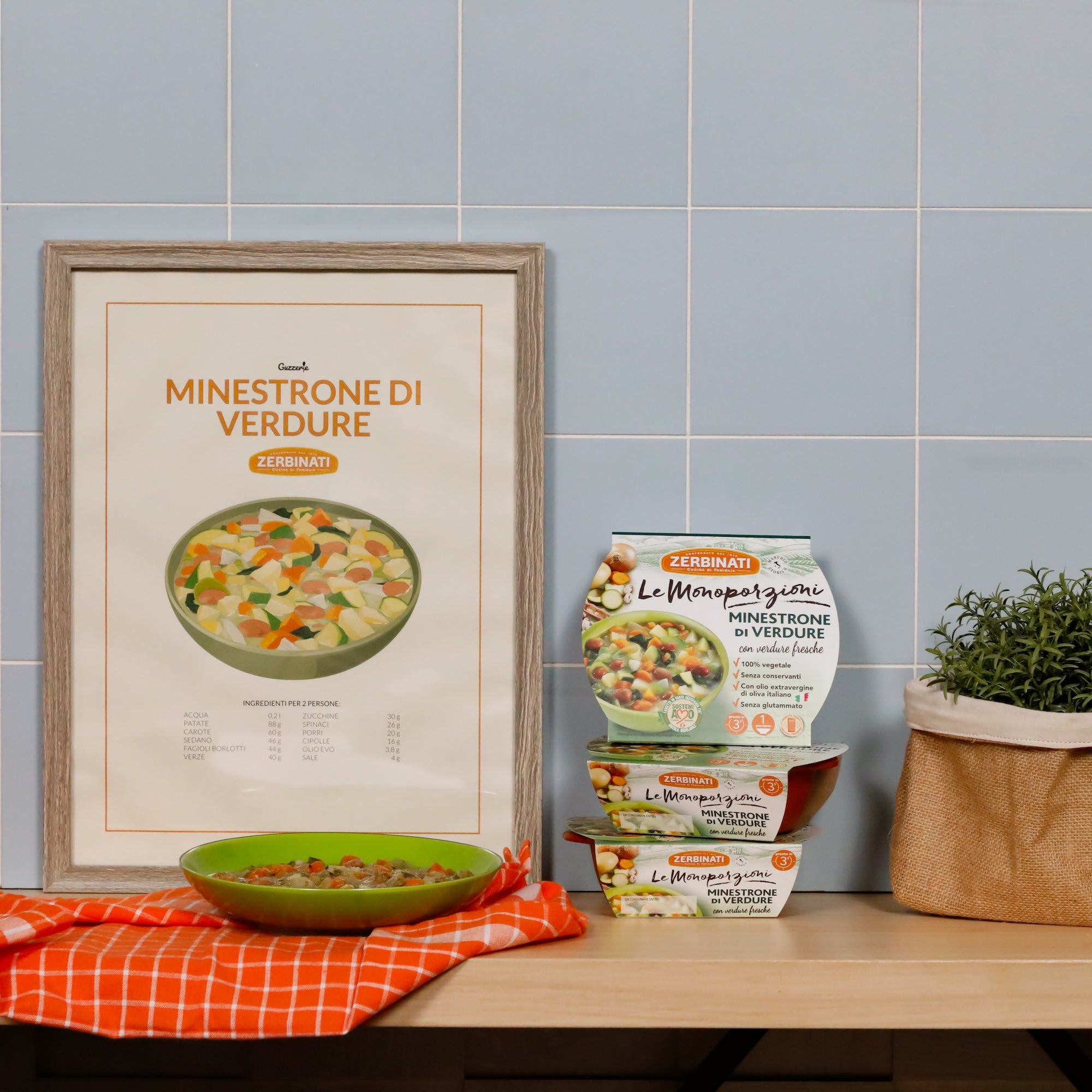 Poster Minestrone di Verdure | Guzzerie x Zerbinati