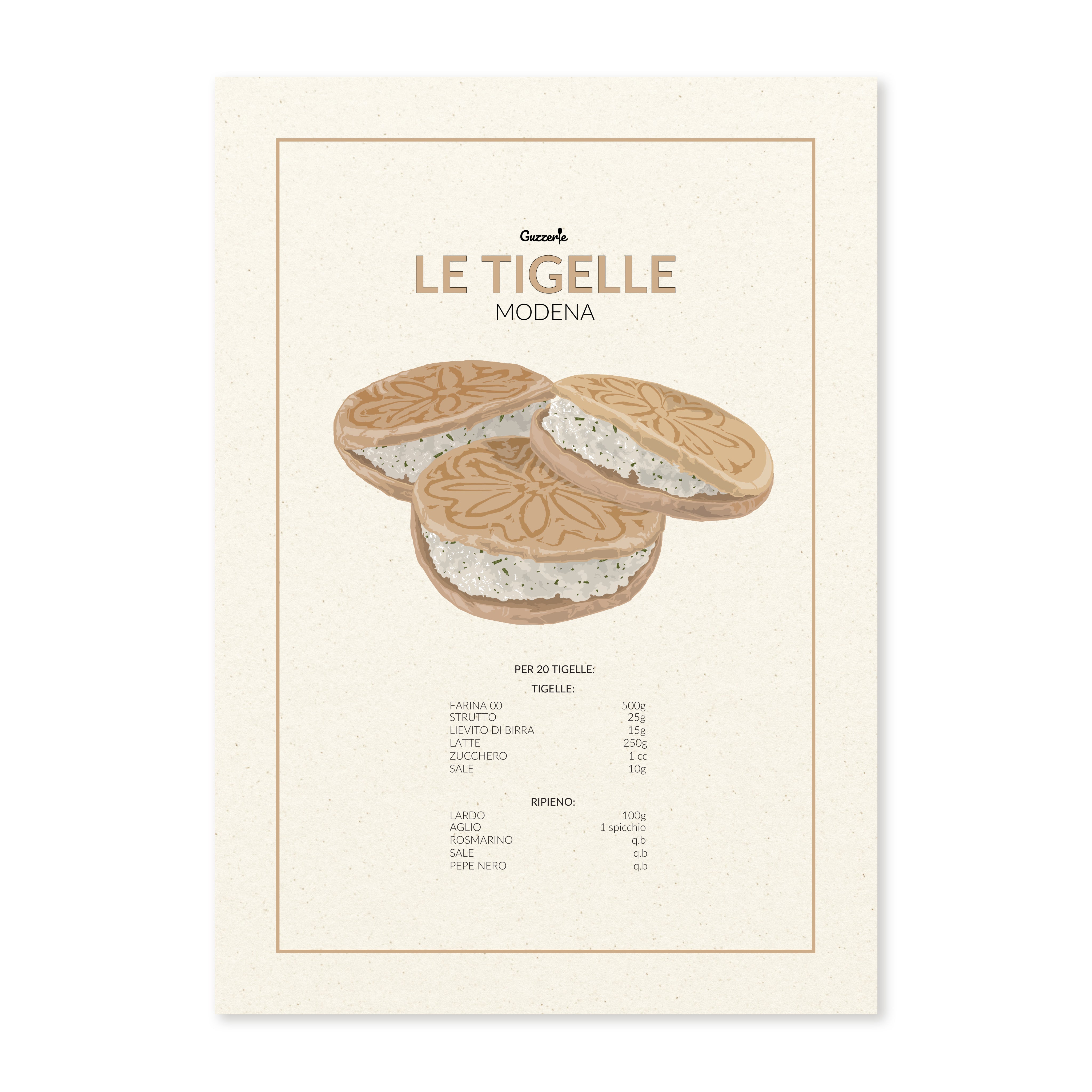 Iconic Poster Of Tigelle | Guzzerie