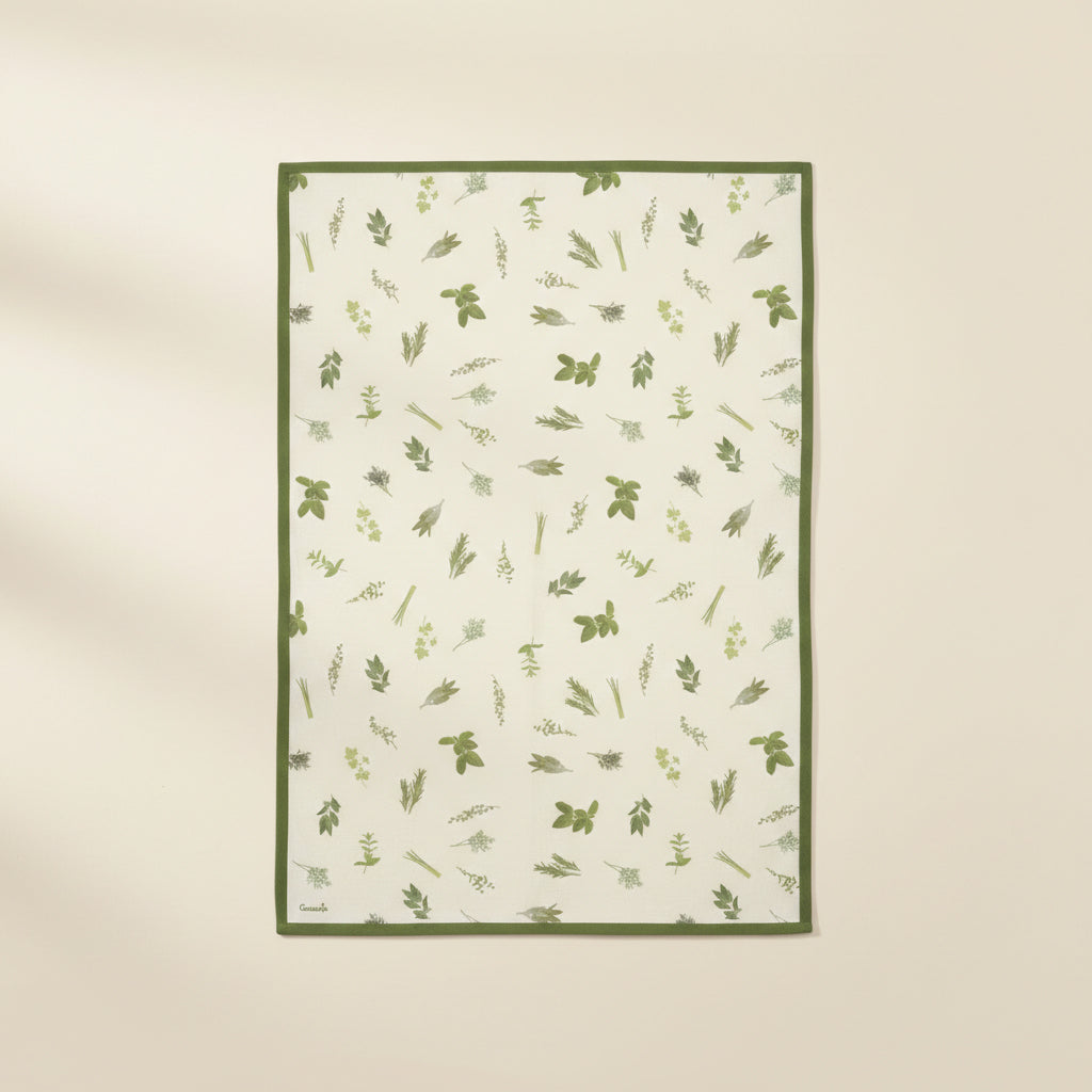Iconic Kitchen Towel of Aromatic Herbs | Guzzerie