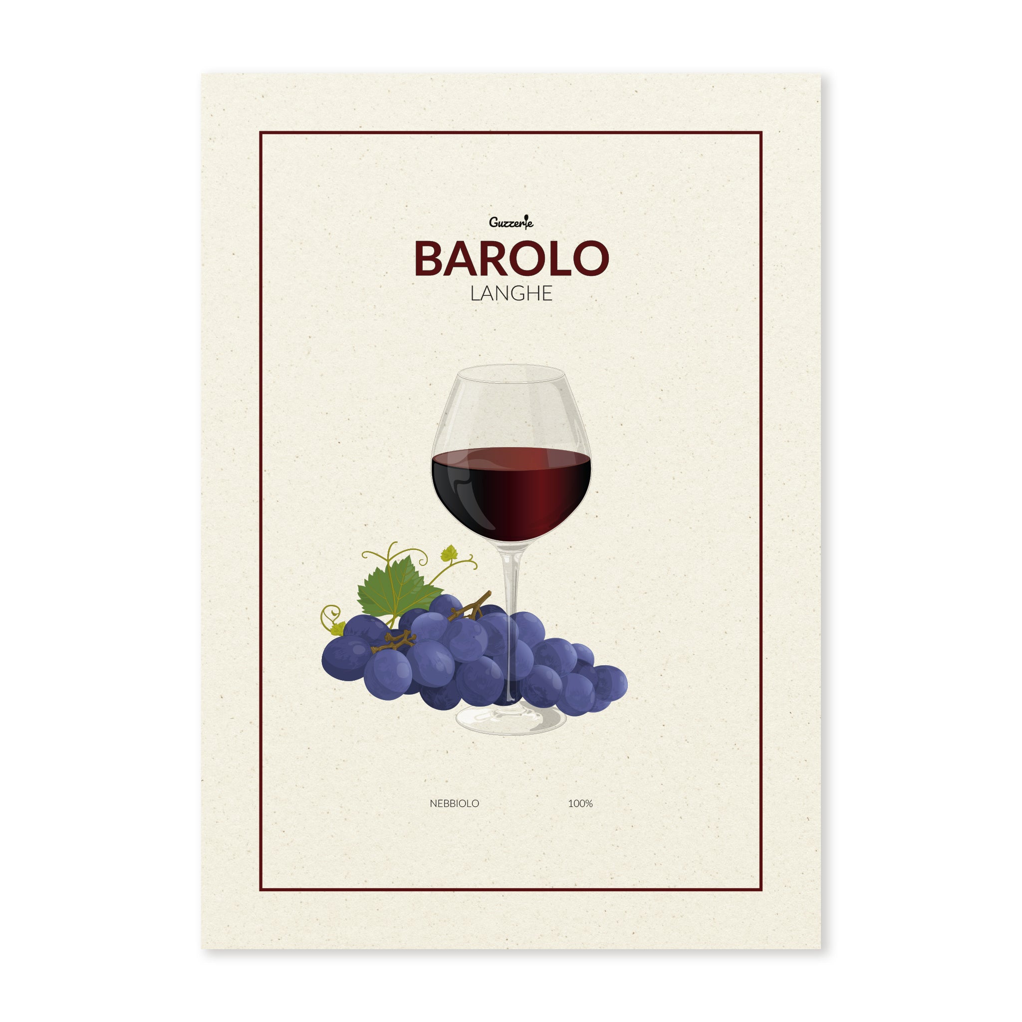 Iconic Poster Of Barolo | Guzzerie
