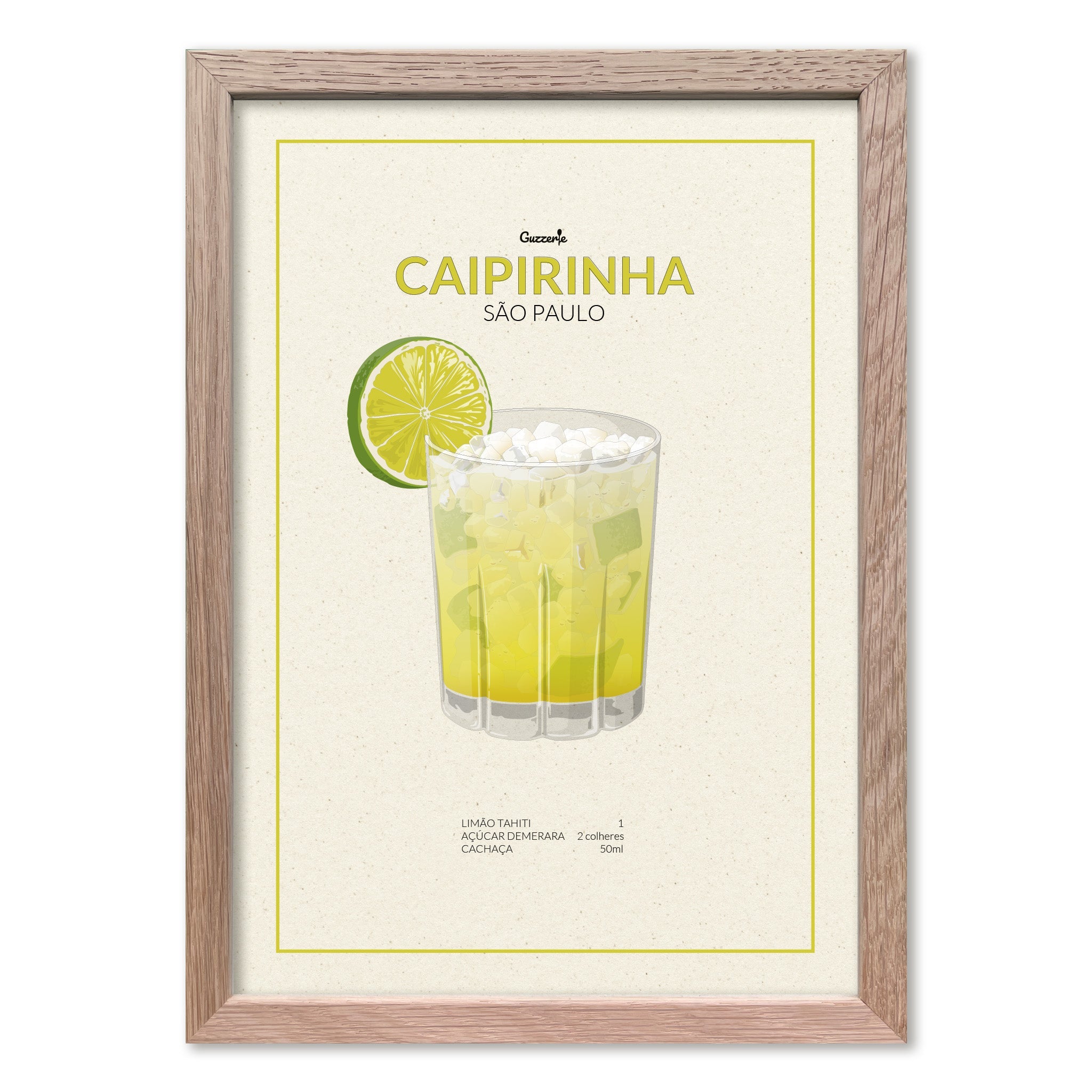 Iconic Poster of Caipirinha | Guzzerie